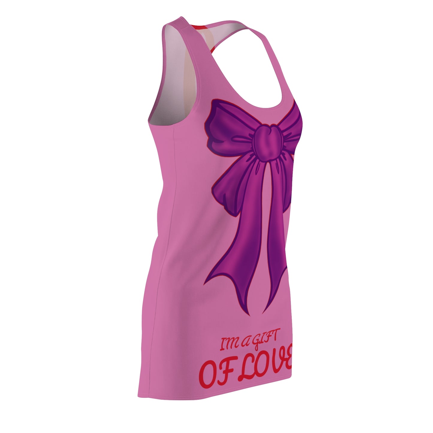 Be a Gift of Lovely Love! Racerback Dress (PINK) By The M.O.G