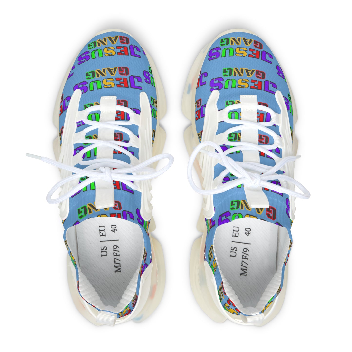 Jesus Gang Covenant Colorful Women's Mesh Sneakers