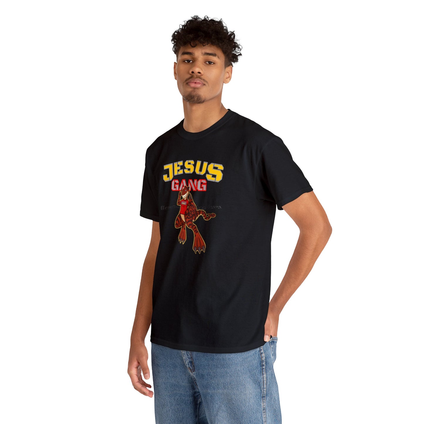 Jesus Gang Dino big kids CLASSIC version multi-color Tee