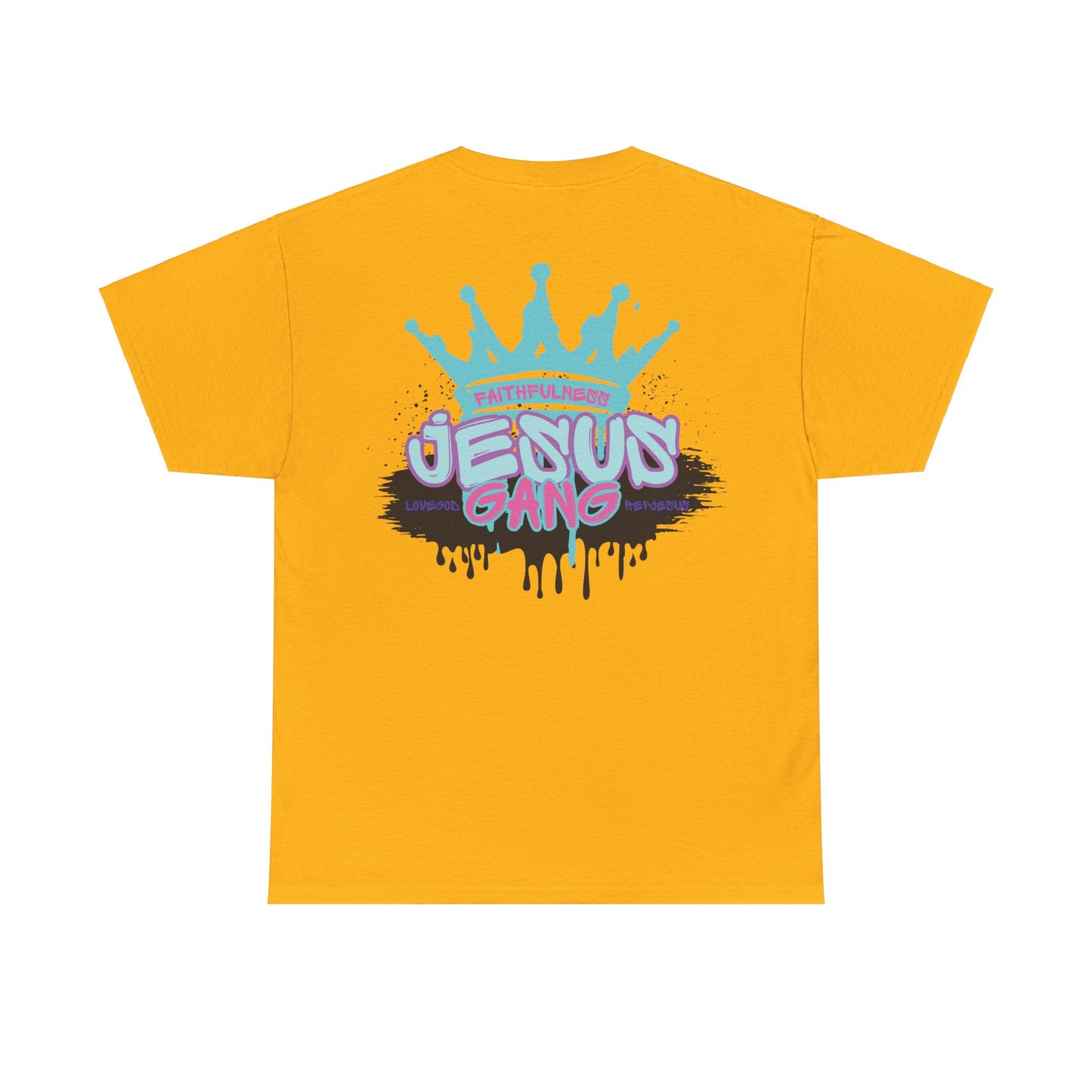 Jesus Gang Fruit of the Spirit, FAITHFULNESS Crown (PINK MAG TEAL)