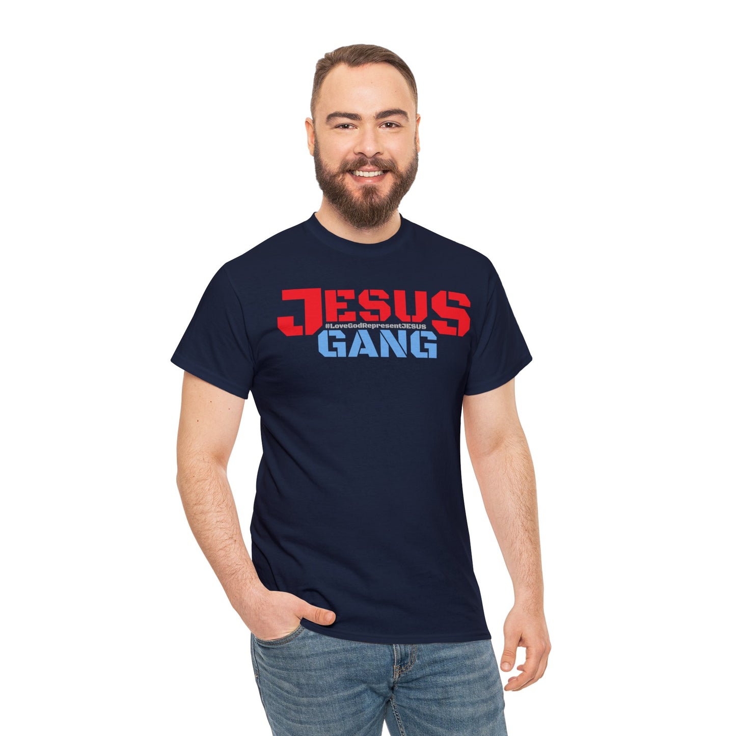 Jesus Gang Army of the Lord CLASSIC version multi-color Tee