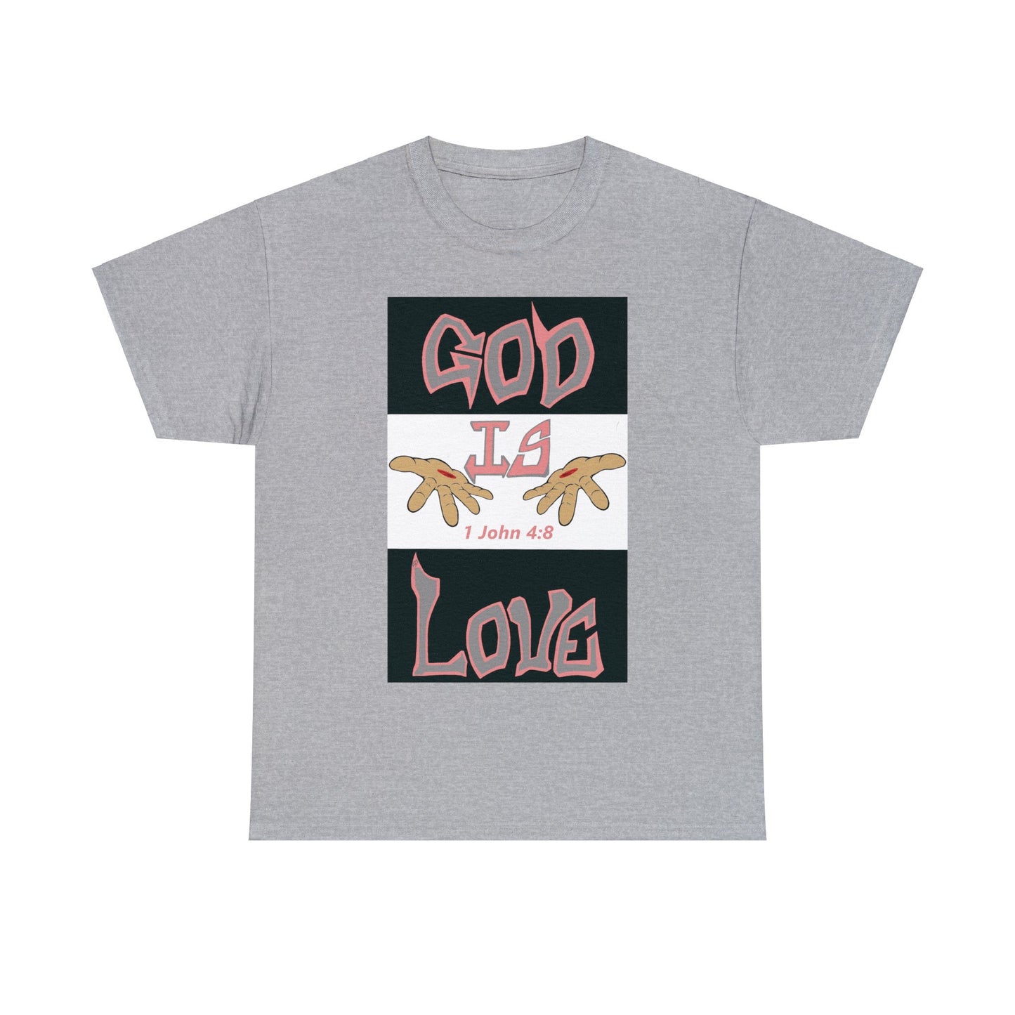 God is Love B.W.P t-shirt By The M.O.G (small print)