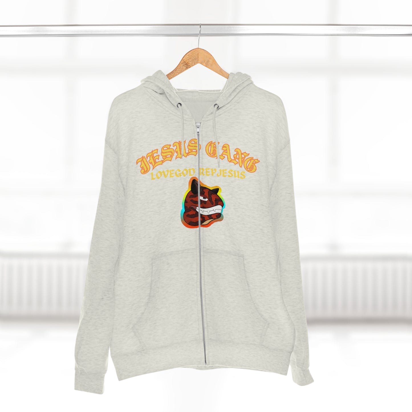 Jesus Gang (Big Kid Carno) Premium Full Zip Hoodie