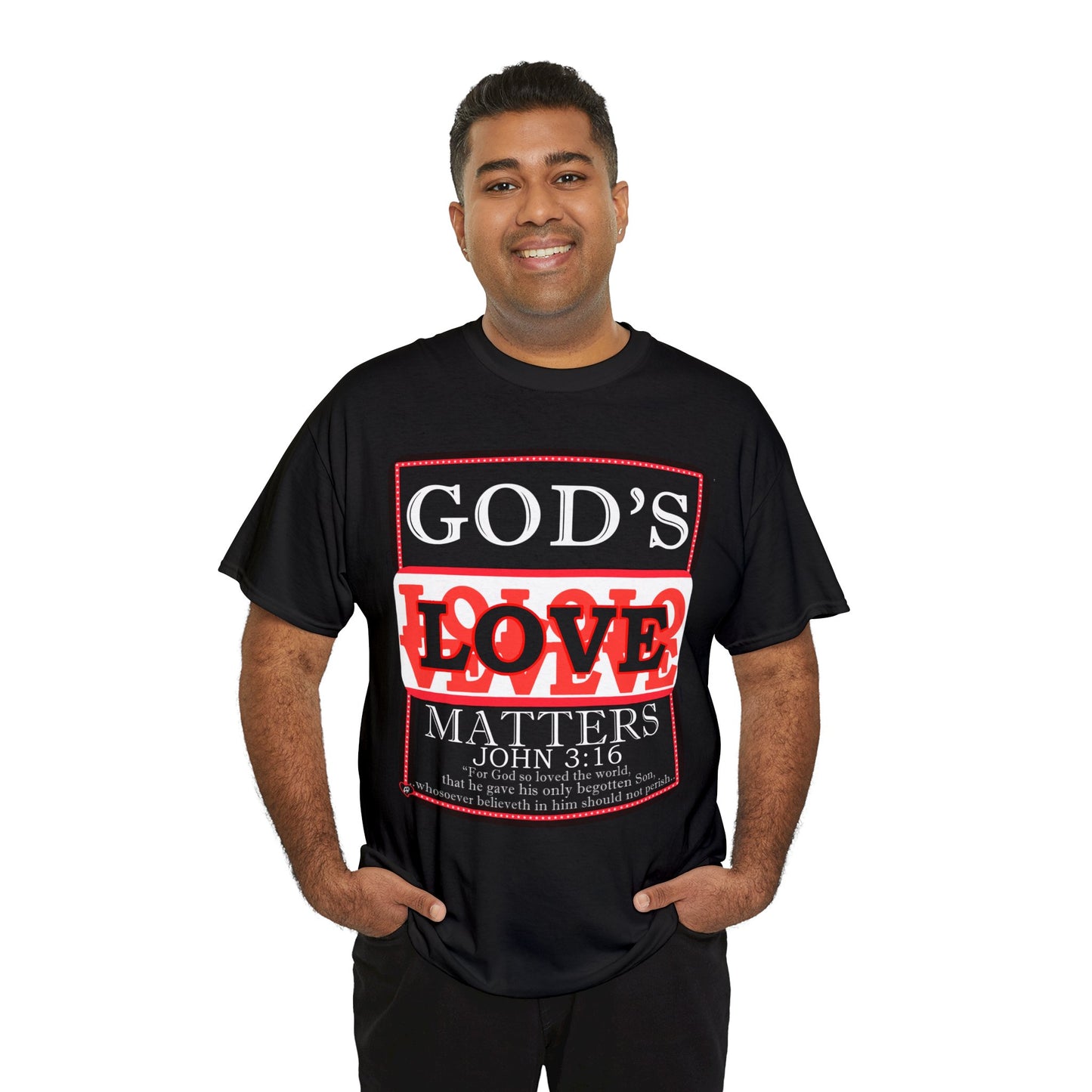 God's Love Matter BroLove RED BigPic