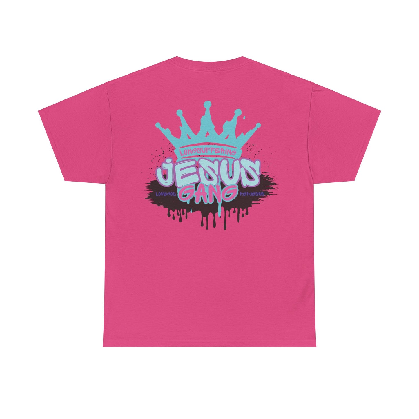 Jesus Gang Fruit of the Spirit, LONGSUFFERING Crown (PINK MAG TEAL)