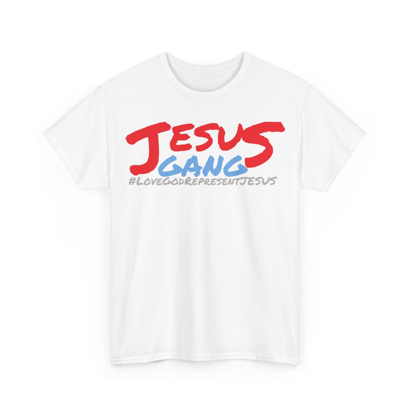 (((REP SHIRT))) The M.o.G LoveGod RepJesus. JESUS GANG MULTI COLOR Heavy Cotton Tee