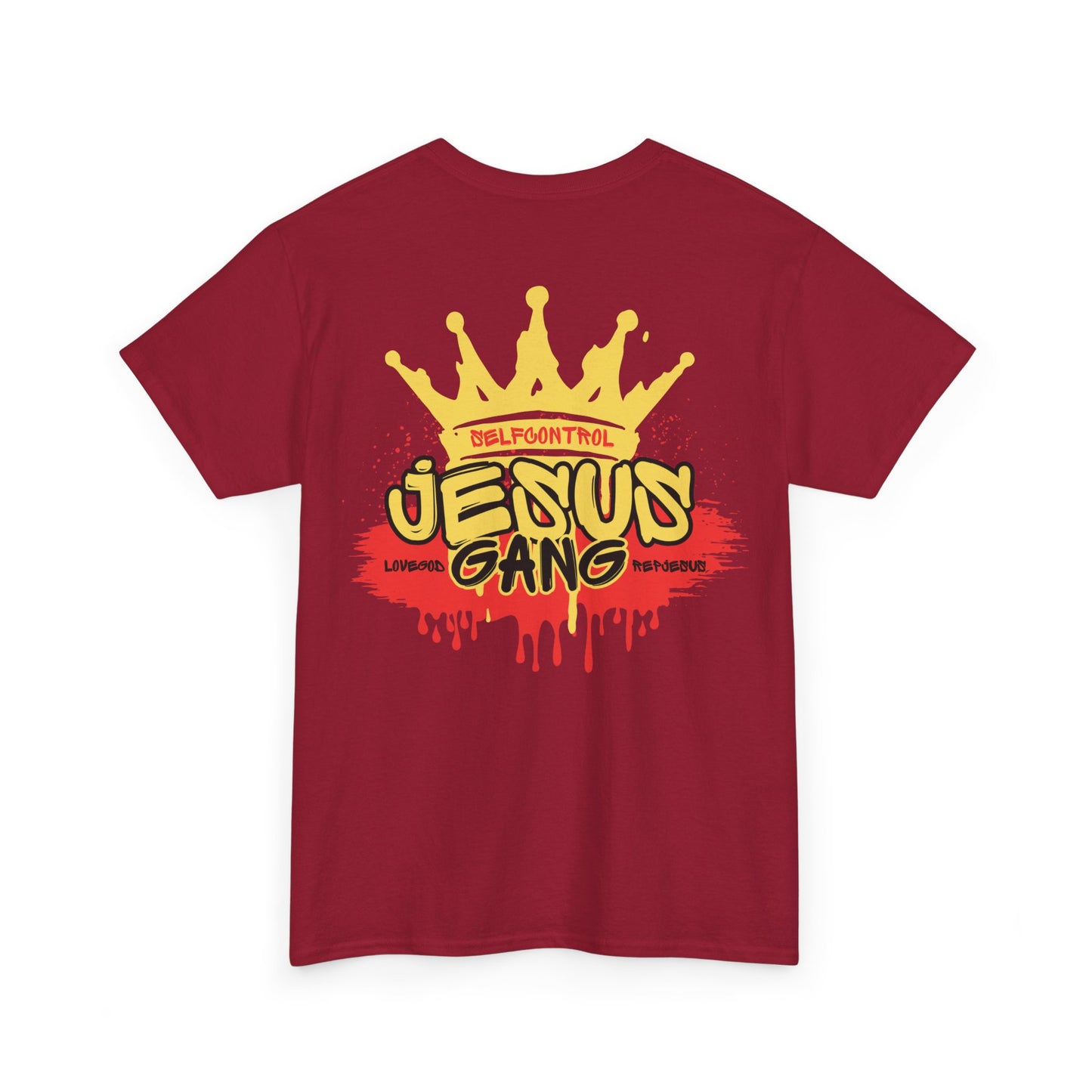 Jesus Gang Fruit of the Spirit, SELF-CONTROL Crown (RED GLD BLK)