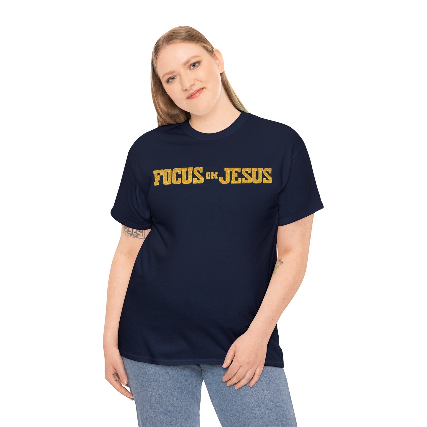 FOCUS on JESUS CLASSIC version multi-color Tee