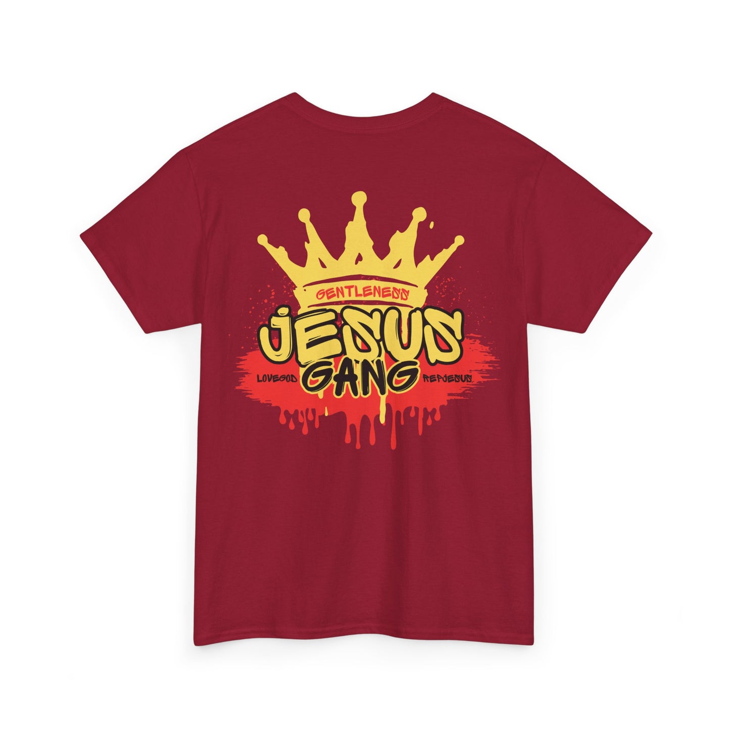 Jesus Gang Fruit of the Spirit, GENTLENESS Crown (RED GLD BLK)