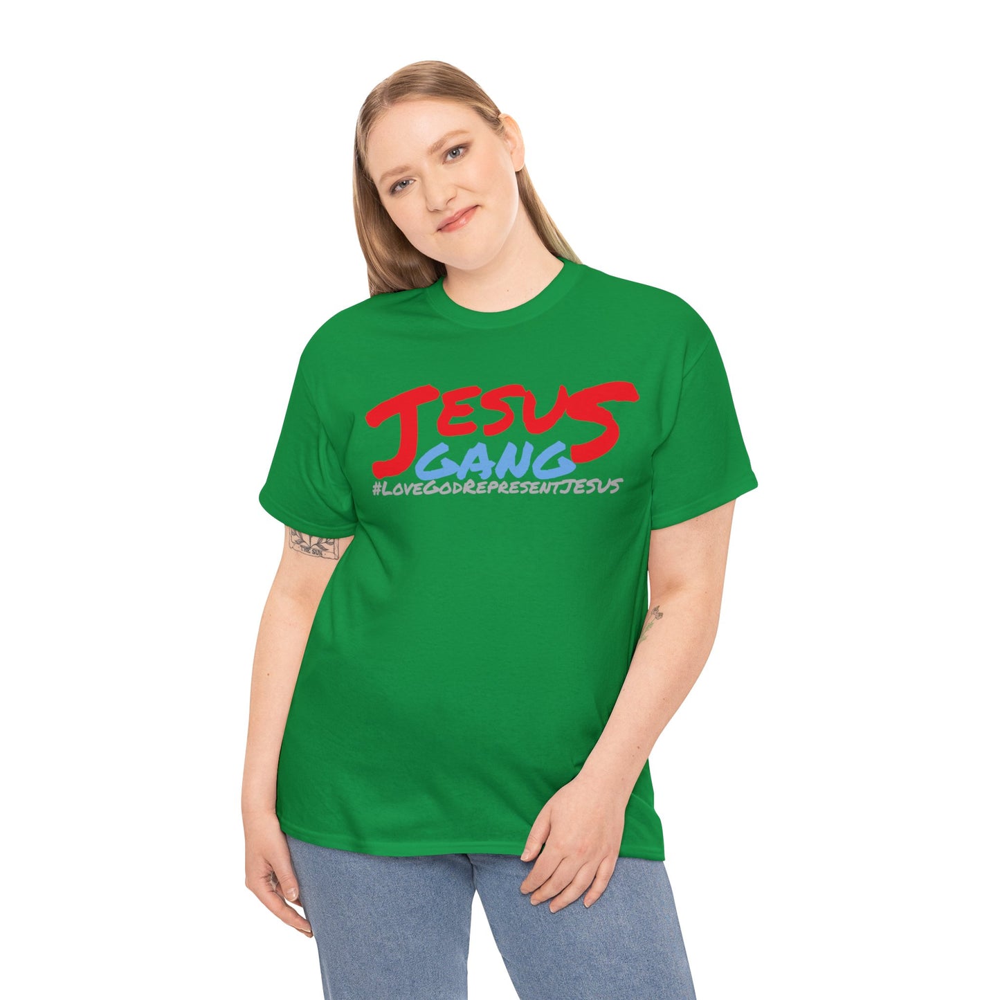 Jesus Gang CLASSIC version multi color Heavy Cotton Tee