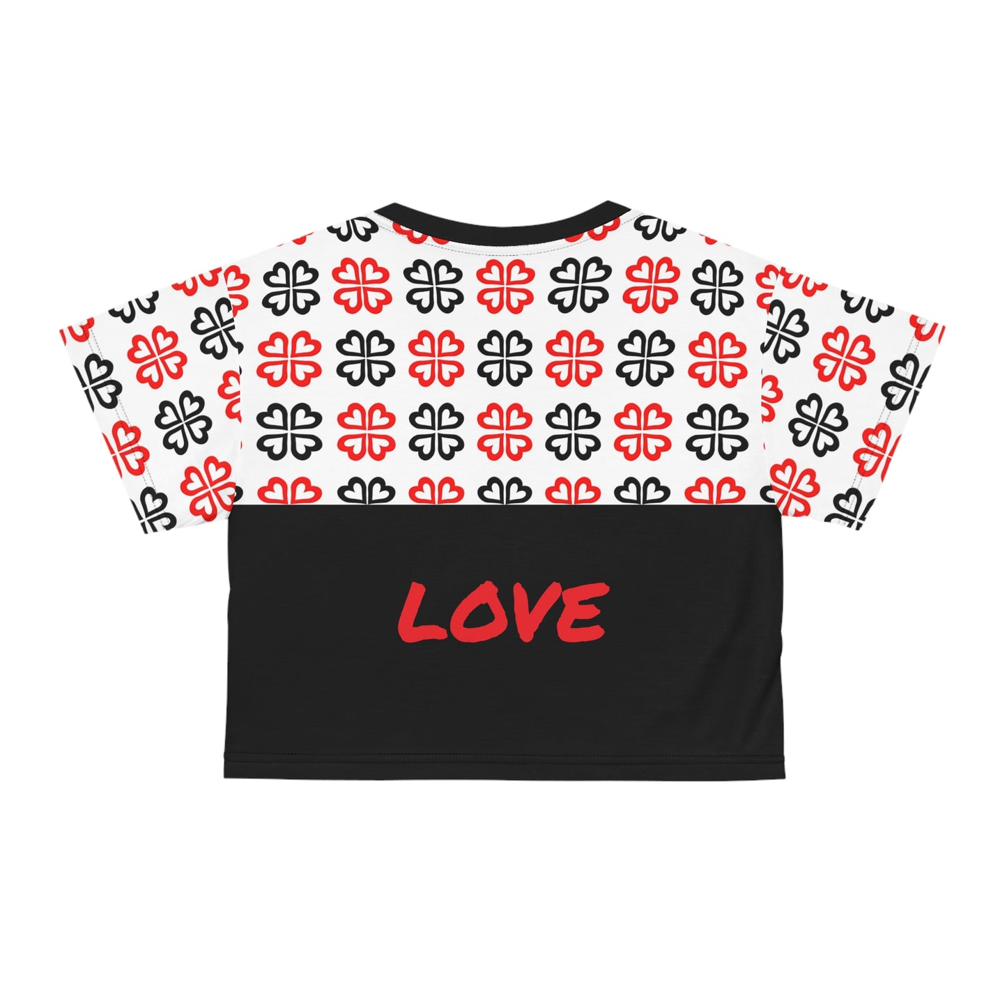 Love, Lovely crop T-shirt By The M.O.G