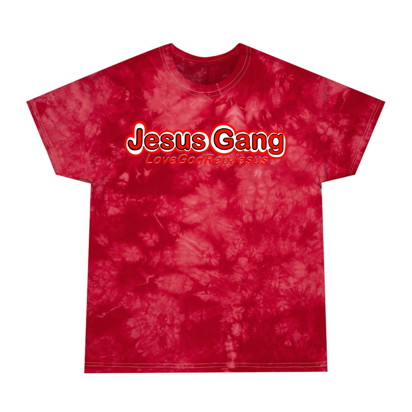 Jesus Gang 10 Tie-Dye Tee, Crystal. By The M.O.G