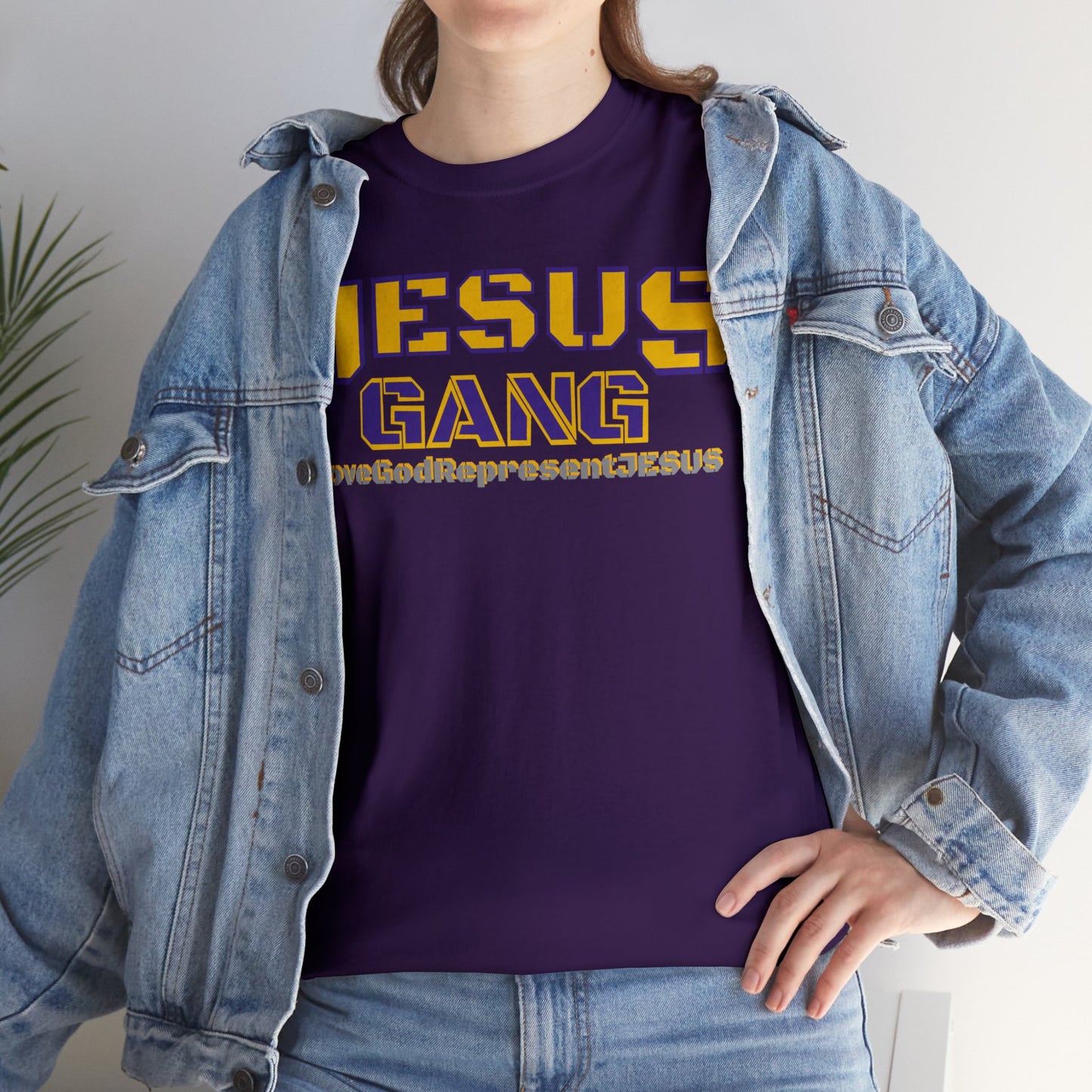 Jesus Gang Purple and Gold