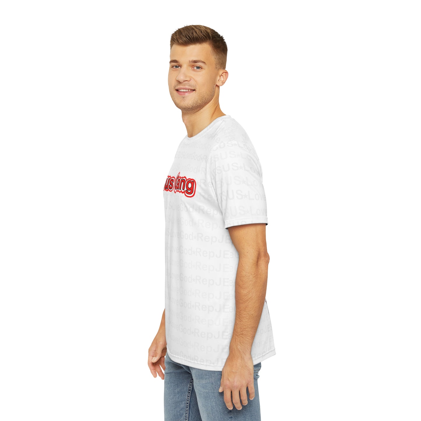 Jesus Gang 10  Men's Polyester Tee