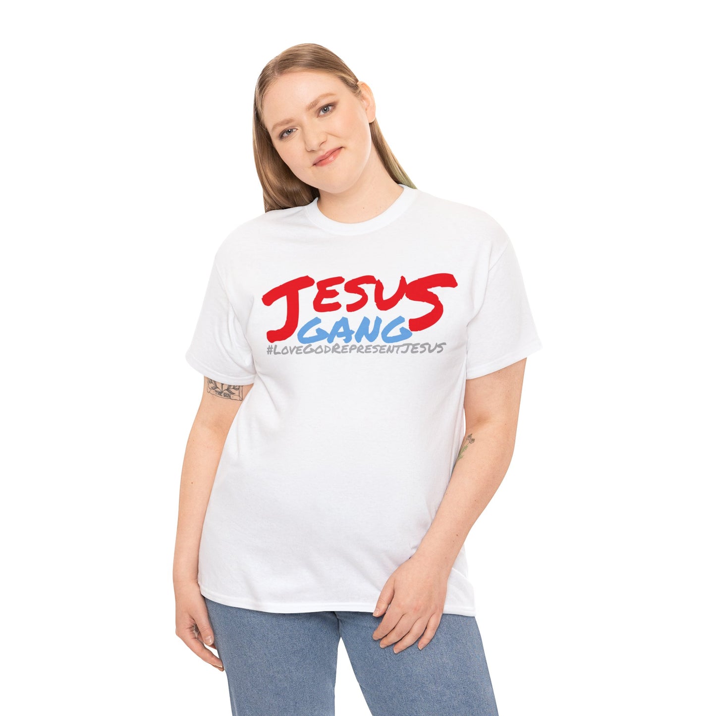 Jesus Gang CLASSIC version multi color Heavy Cotton Tee