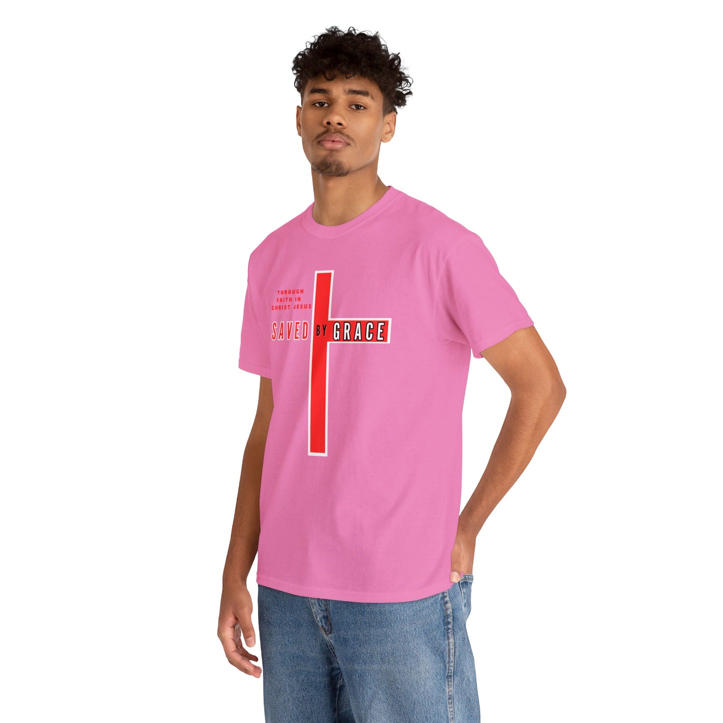 SAVED BY GRACE Heavy Cotton Tee