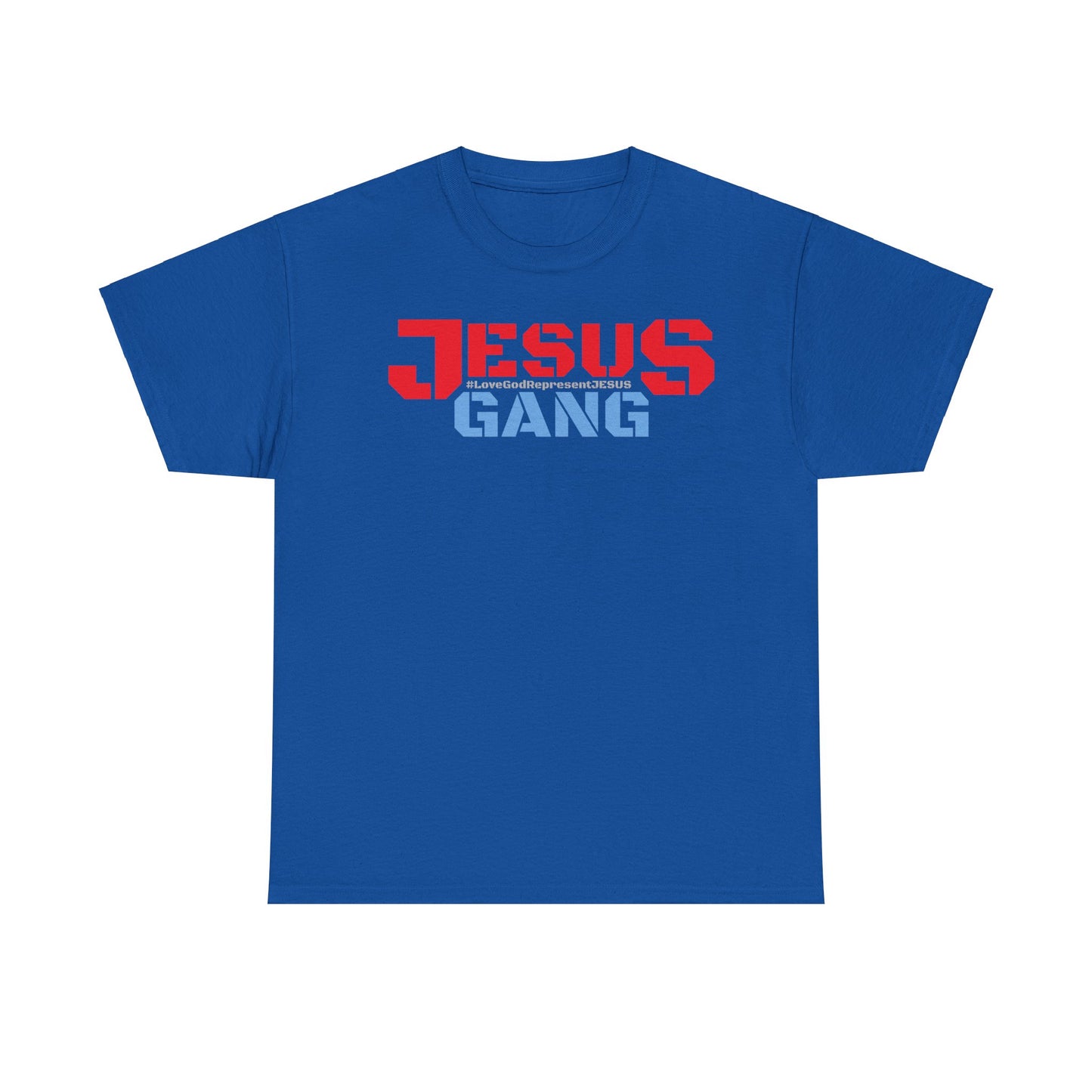 (((REP SHIRT)))) The M.o.G LoveGod Represent JESUS (Jesus Gang) multi-color Heavy Cotton Tee