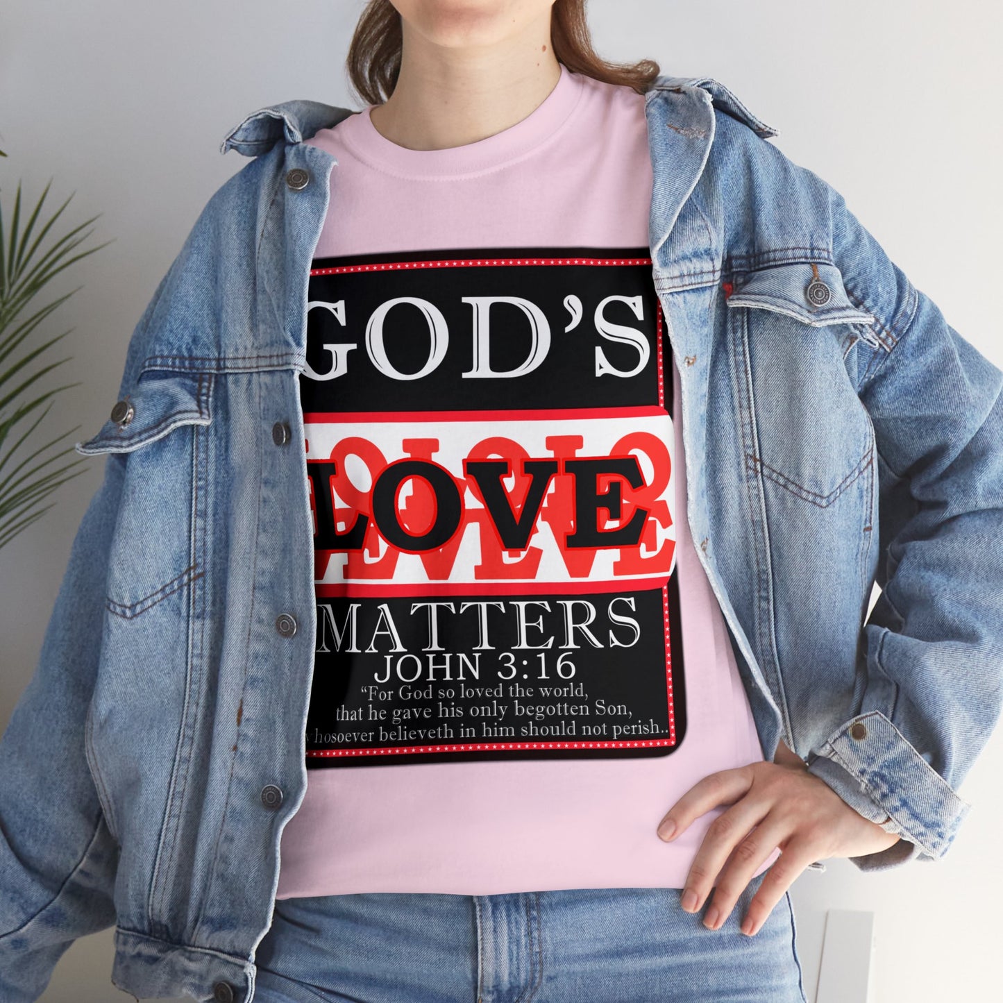 God's Love Matter BroLove RED BigPic