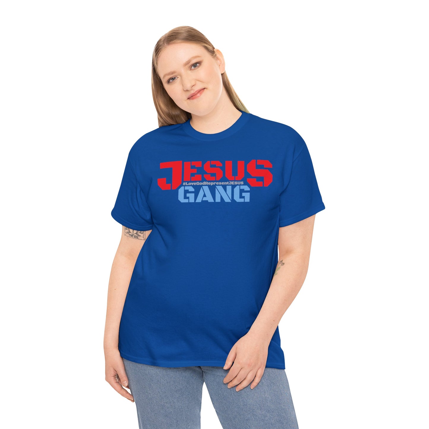 Jesus Gang Army of the Lord CLASSIC version multi-color Tee