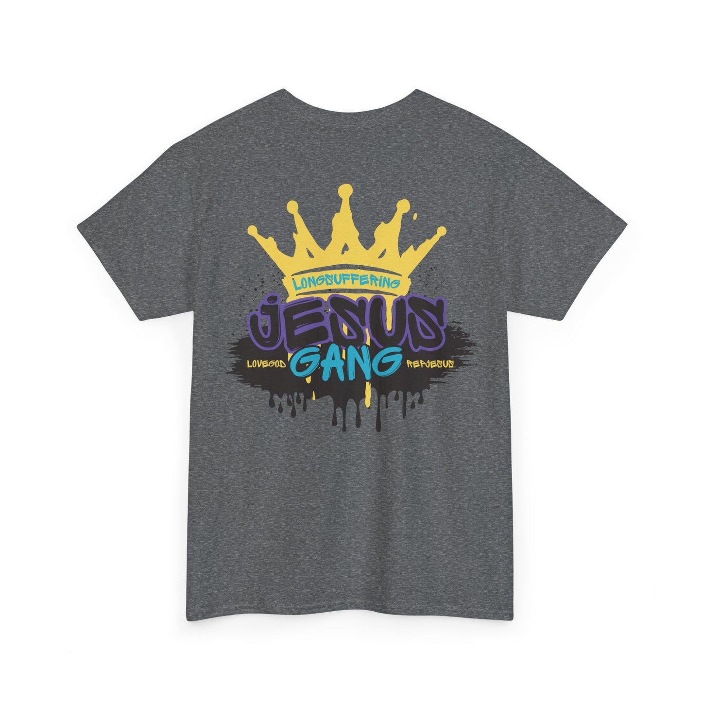 Jesus Gang Fruit of the Spirit, LONGSUFFERING Crown (Turq Purp Gold)