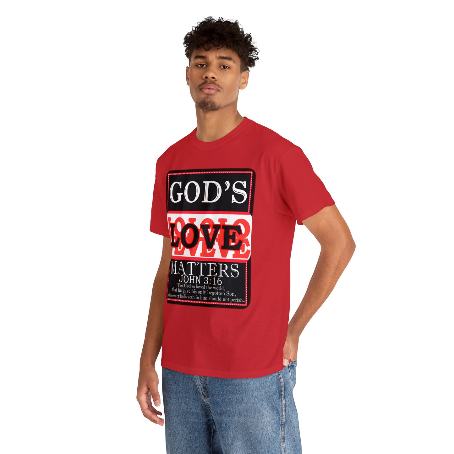 God's Love Matter BroLove RED BigPic