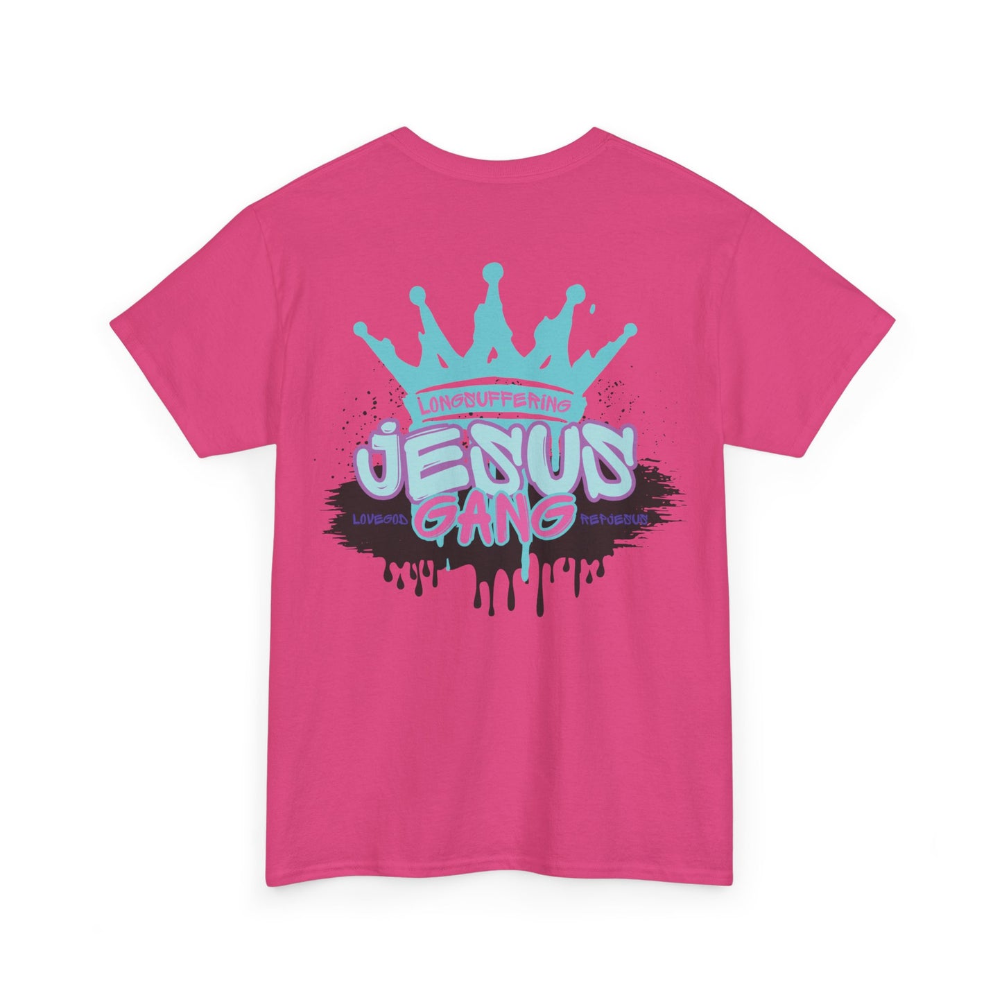 Jesus Gang Fruit of the Spirit, LONGSUFFERING Crown (PINK MAG TEAL)