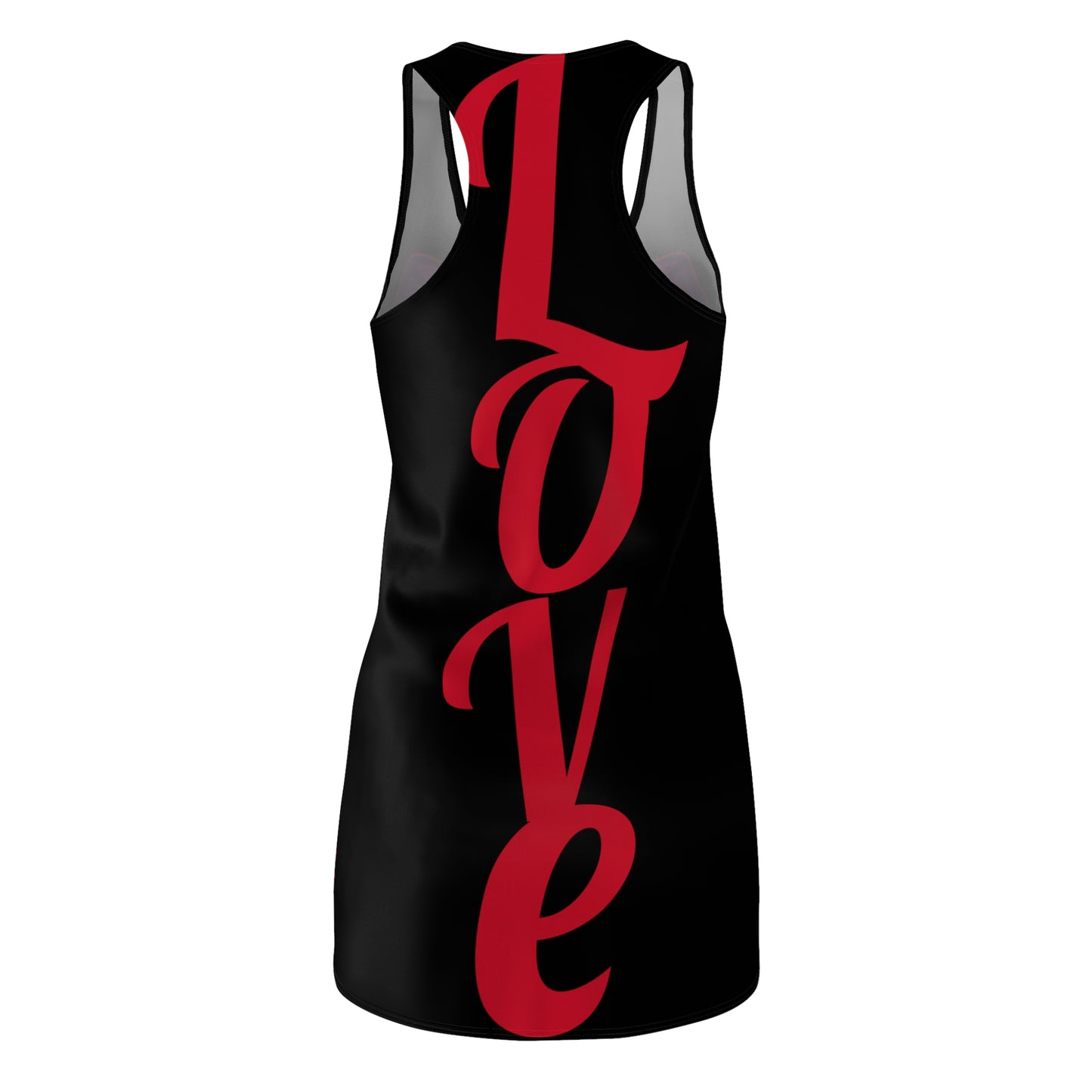 Be a Gift of Lovely Love! Racerback Dress (BLK) By The M.O.G