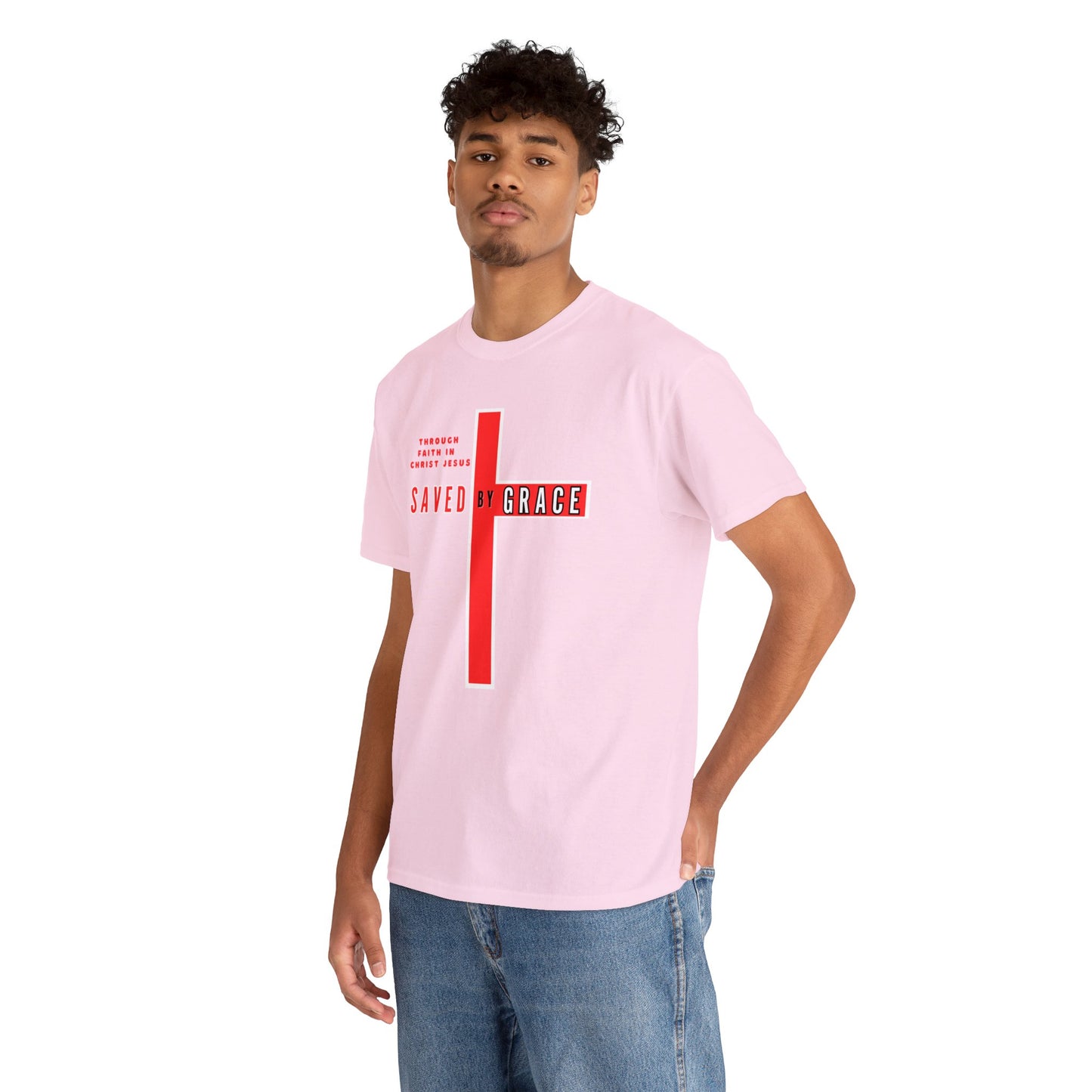 SAVED BY GRACE Heavy Cotton Tee