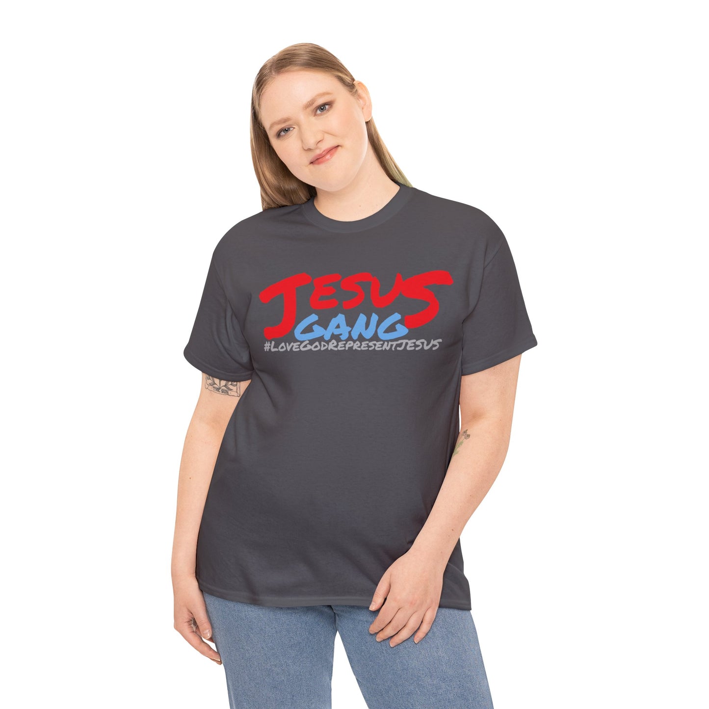 Jesus Gang CLASSIC version multi color Heavy Cotton Tee