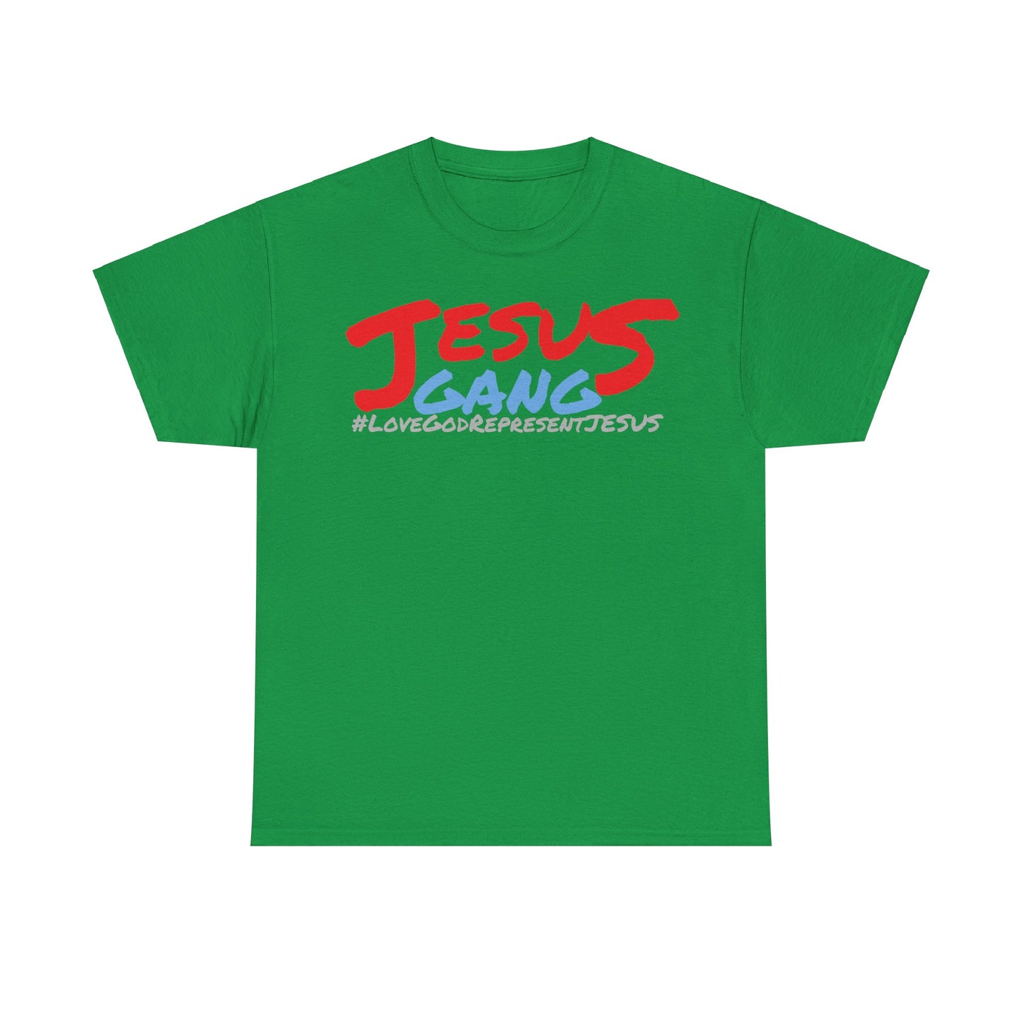 (((REP SHIRT))) The M.o.G LoveGod RepJesus. JESUS GANG MULTI COLOR Heavy Cotton Tee