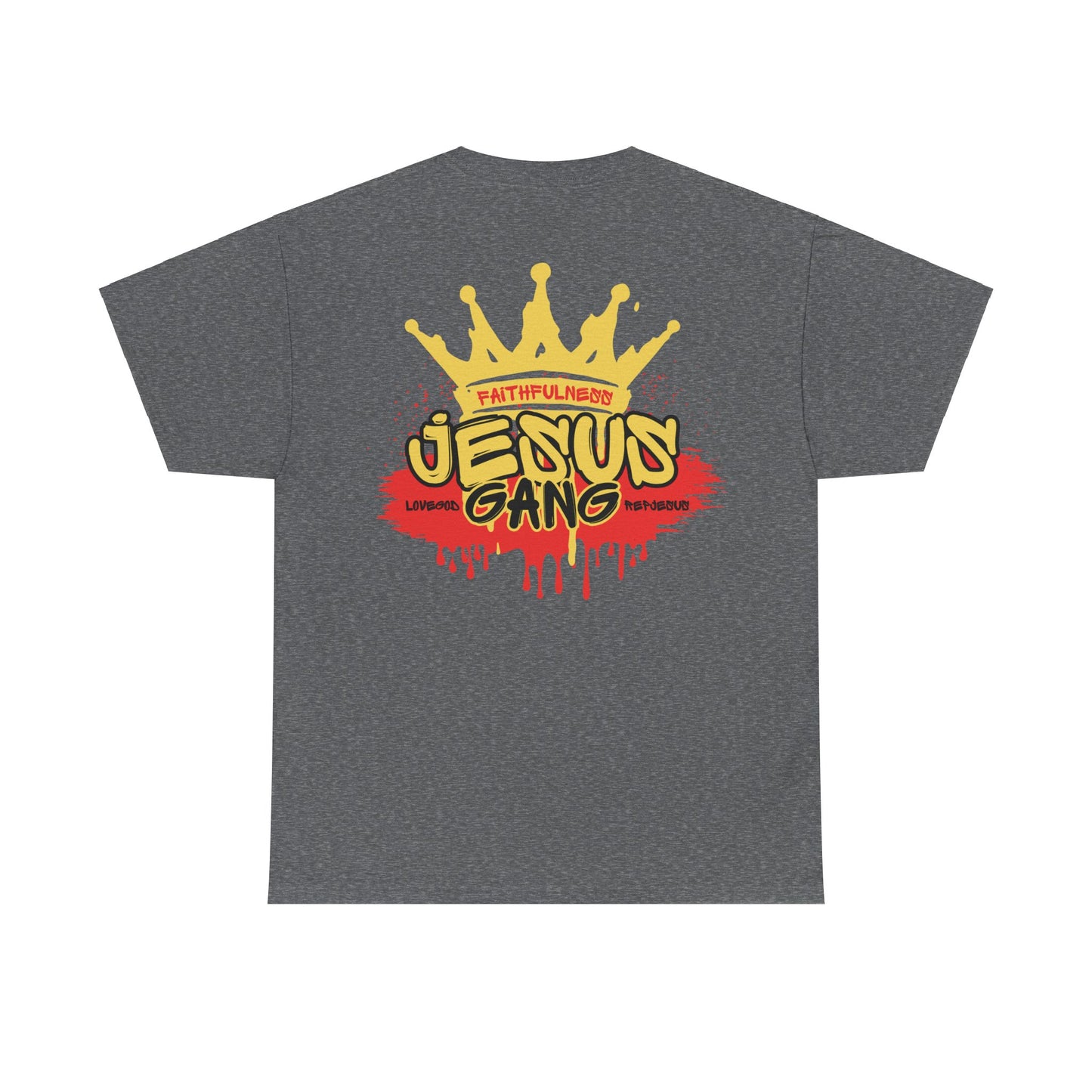 Jesus Gang Fruit of the Spirit, FAITHFULNESS Crown (RED GLD BLK)