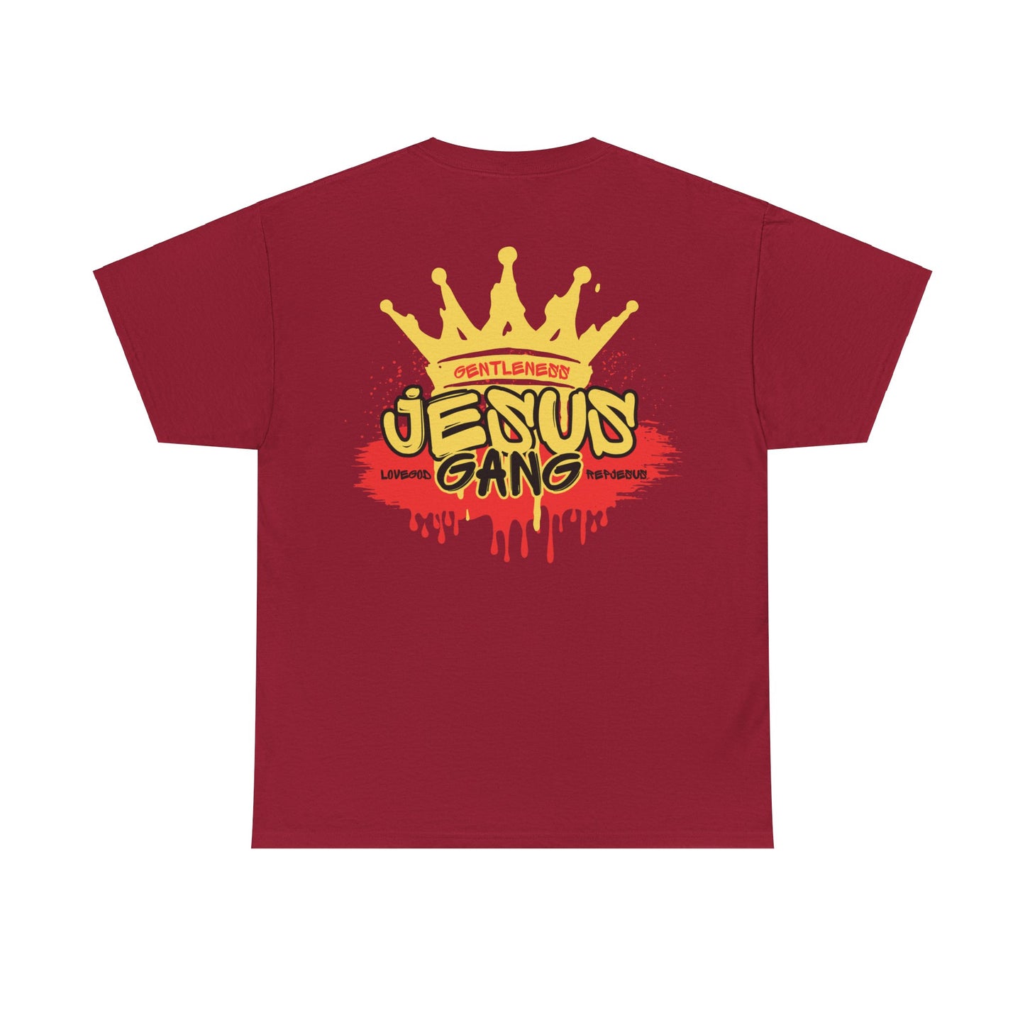 Jesus Gang Fruit of the Spirit, GENTLENESS Crown (RED GLD BLK)