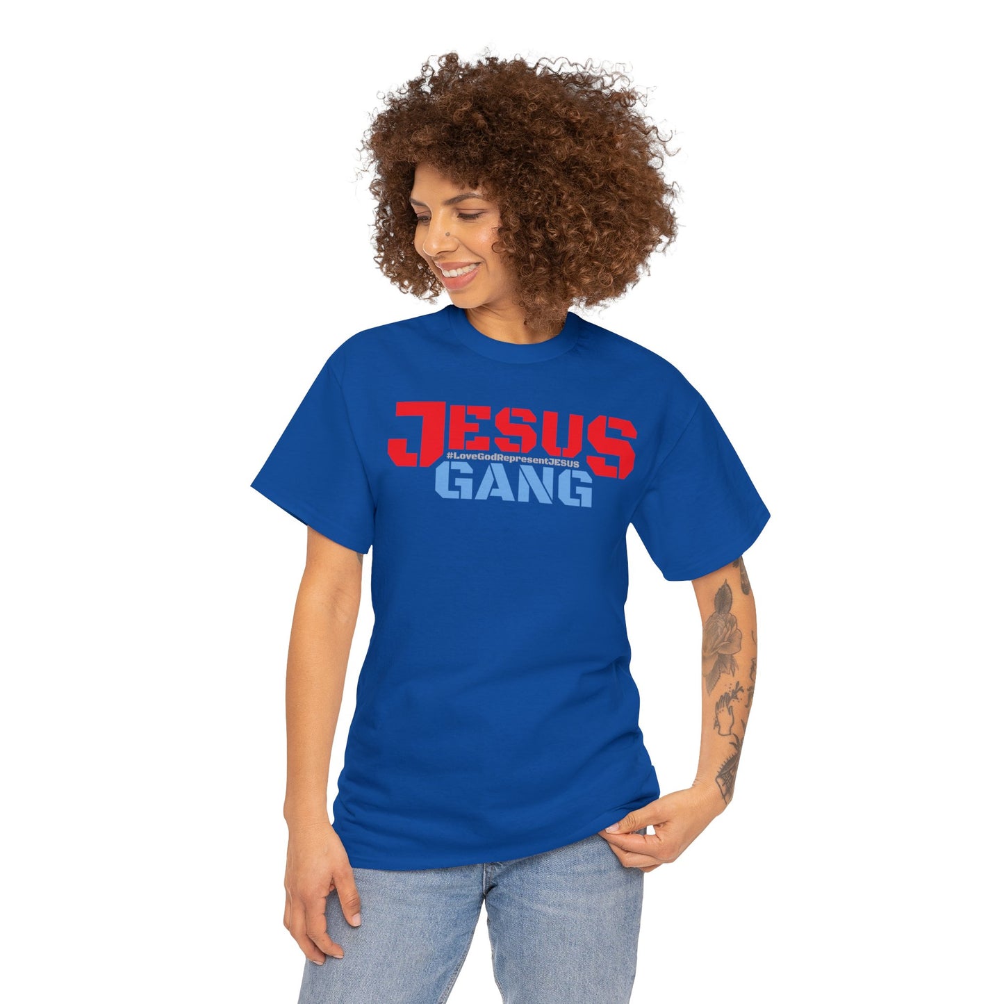 Jesus Gang Army of the Lord CLASSIC version multi-color Tee