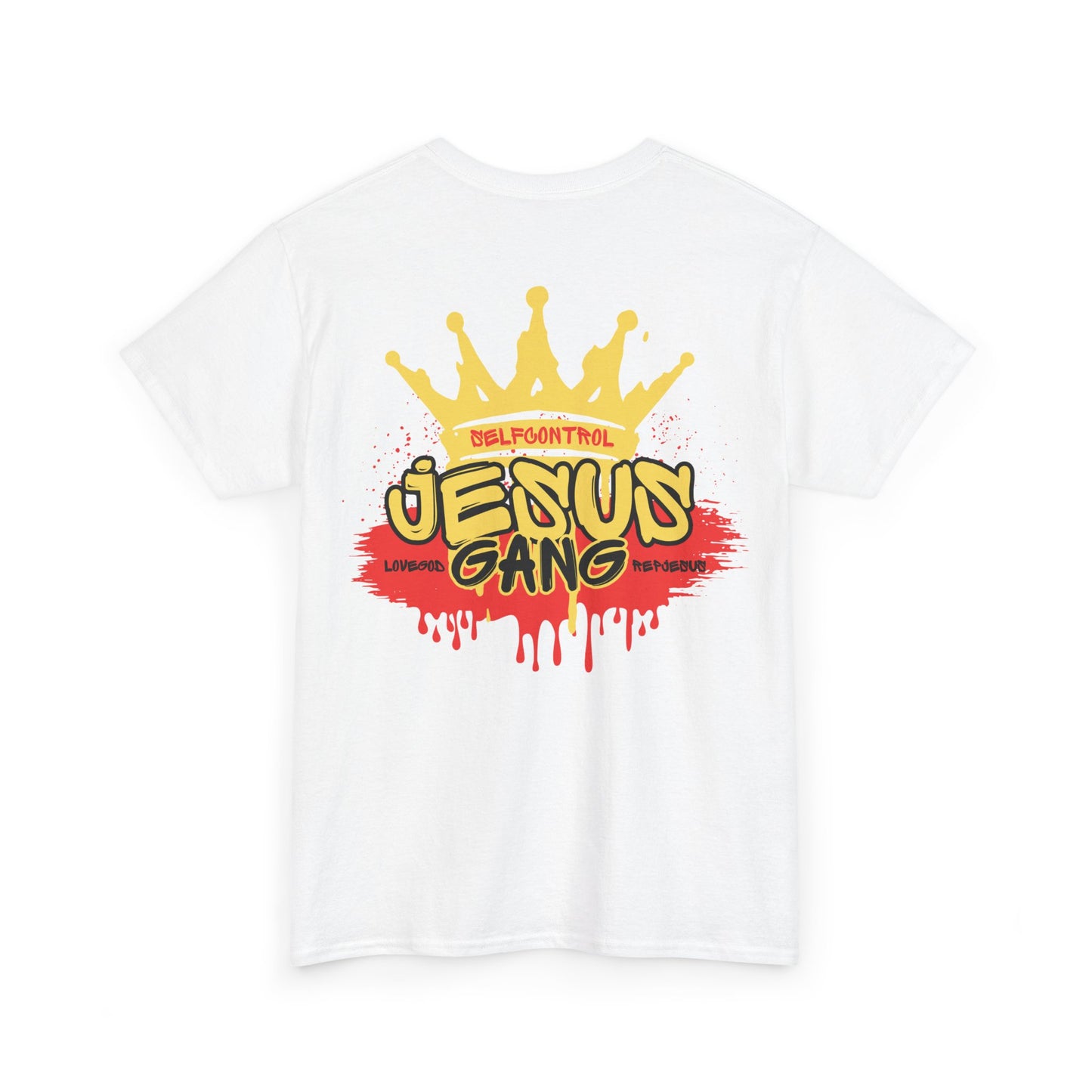 Jesus Gang Fruit of the Spirit, SELF-CONTROL Crown (RED GLD BLK)