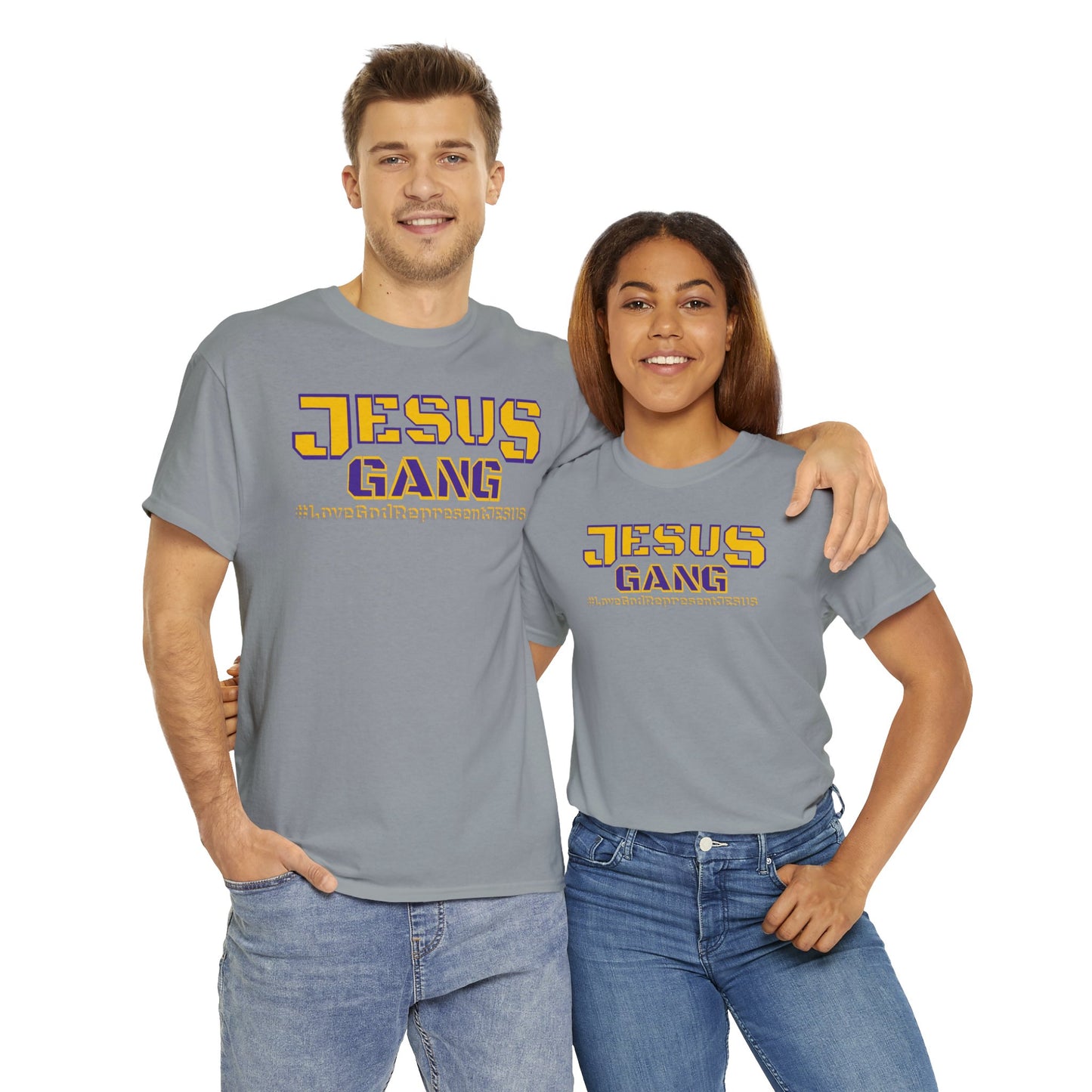 Jesus Gang Purple and Gold