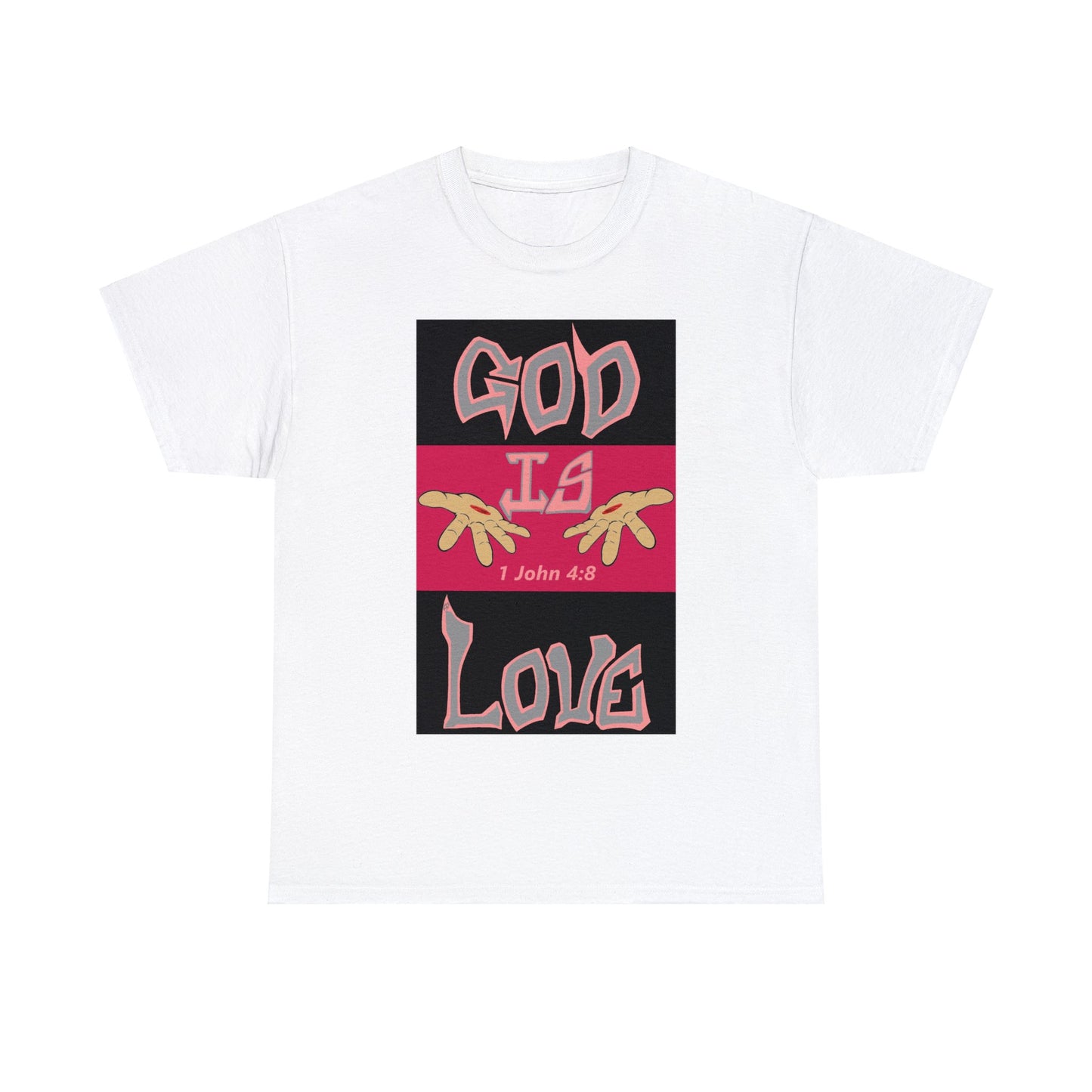 God is Love Blackberries t-shirt By The M.O.G (small print)