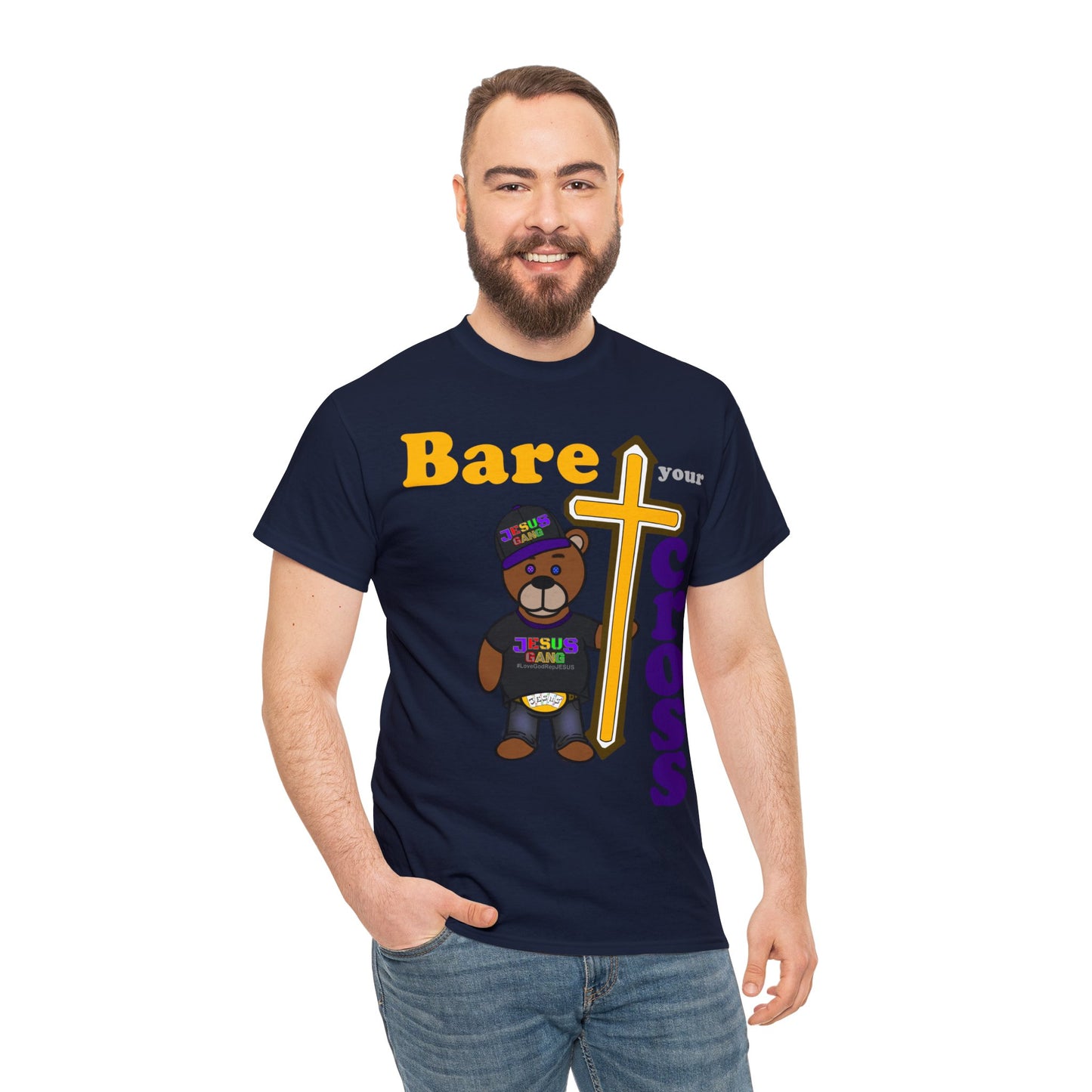 Bare your Cross multi-color Tee