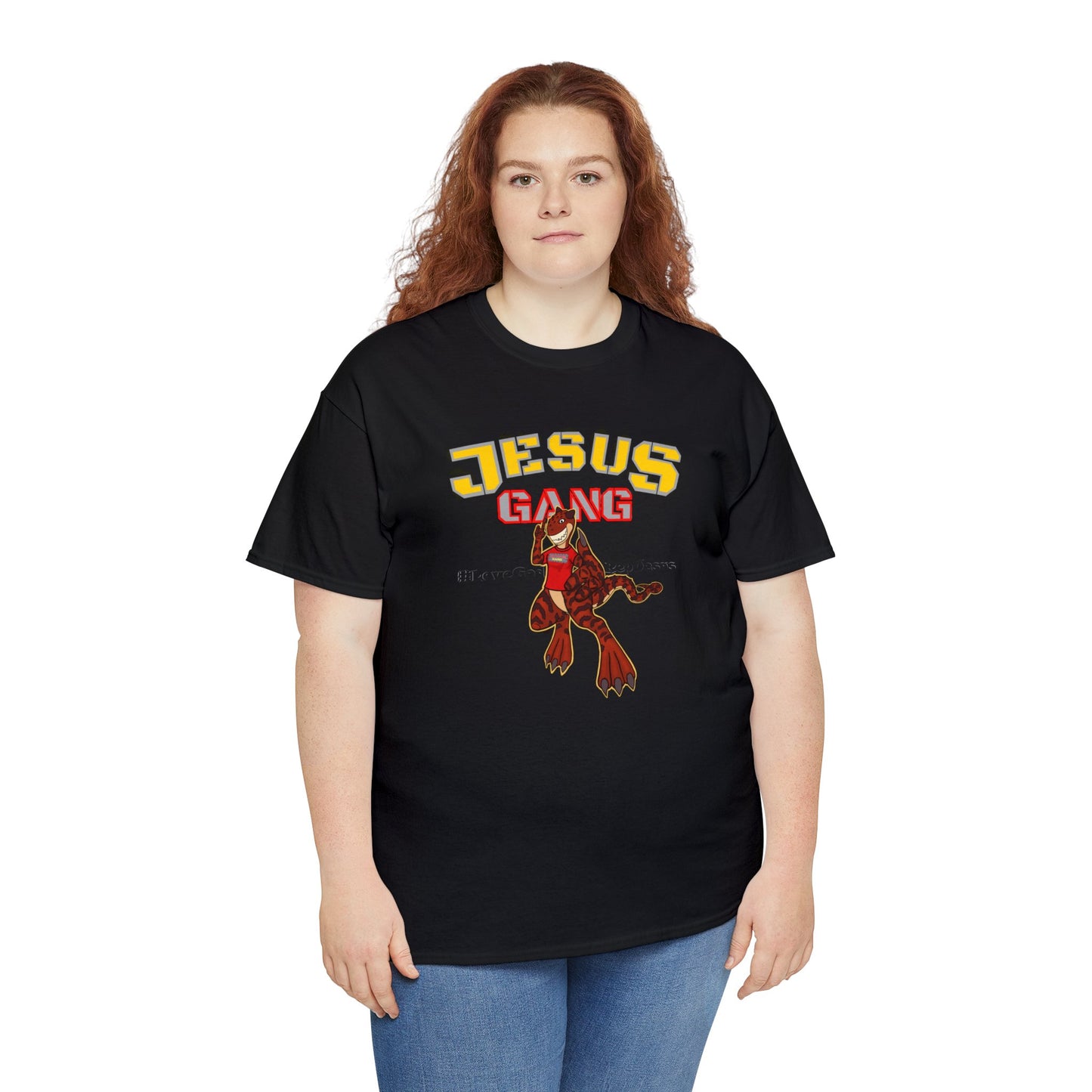 Jesus Gang Dino big kids CLASSIC version multi-color Tee