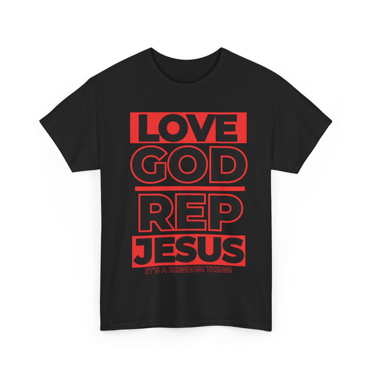 LOVEGOD REPJESUS (Blk/Red) Rep T-shirt