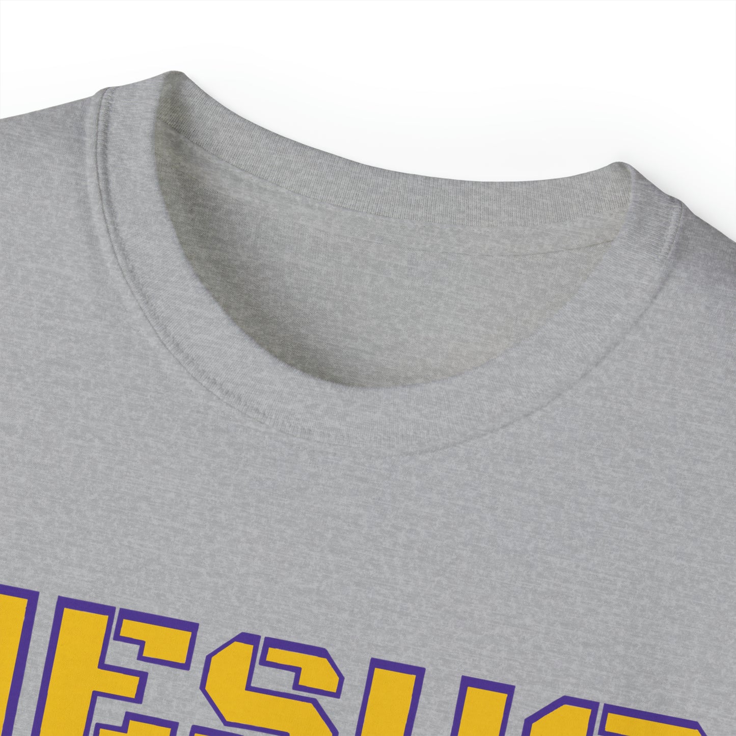 Jesus Gang Army of the Lord multi- color *Ultra Cotton*Tee (Royal Purp & Gold)