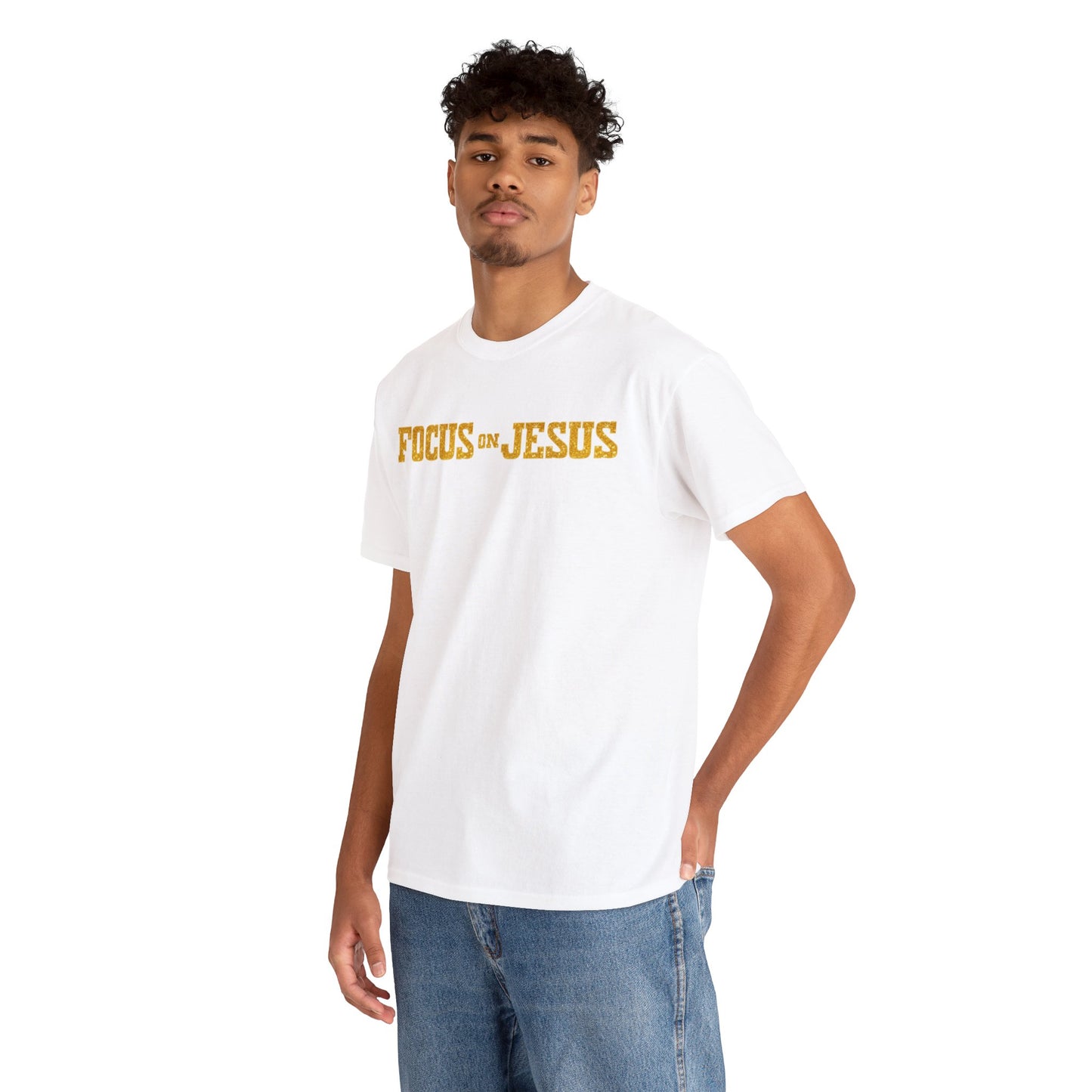 FOCUS on JESUS CLASSIC version multi-color Tee