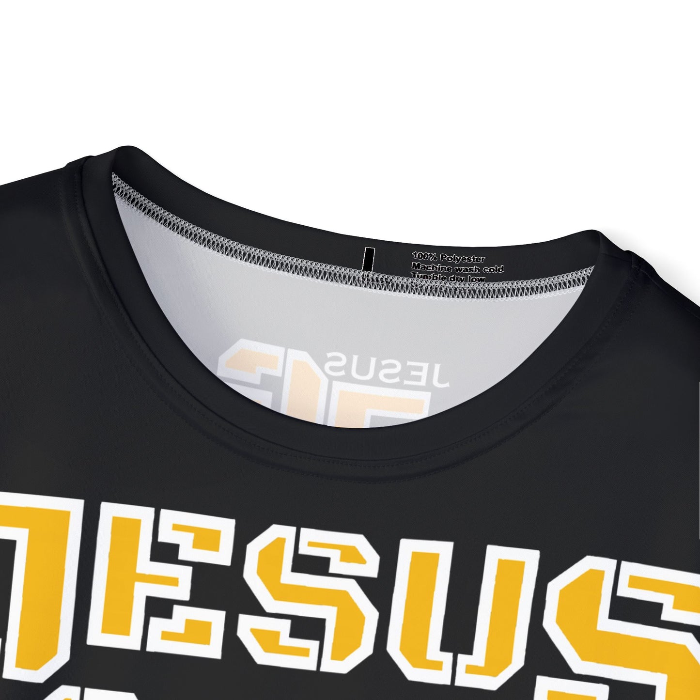 JESUS GANG YELLOW (Not by Might, Nor by Power, says the Gang) Workout Jersey