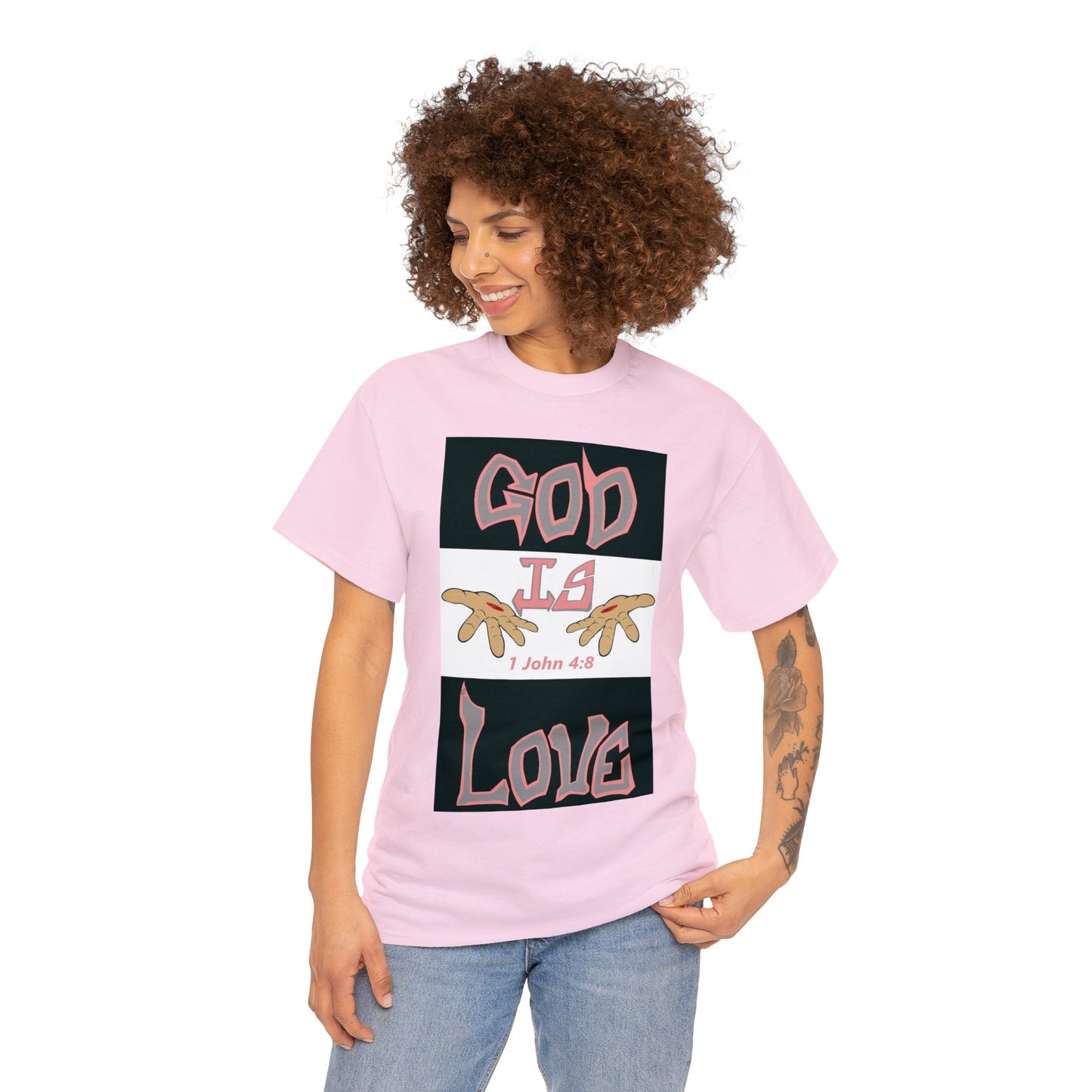 God is Love B.W.P t-shirt By The M.O.G (small print)