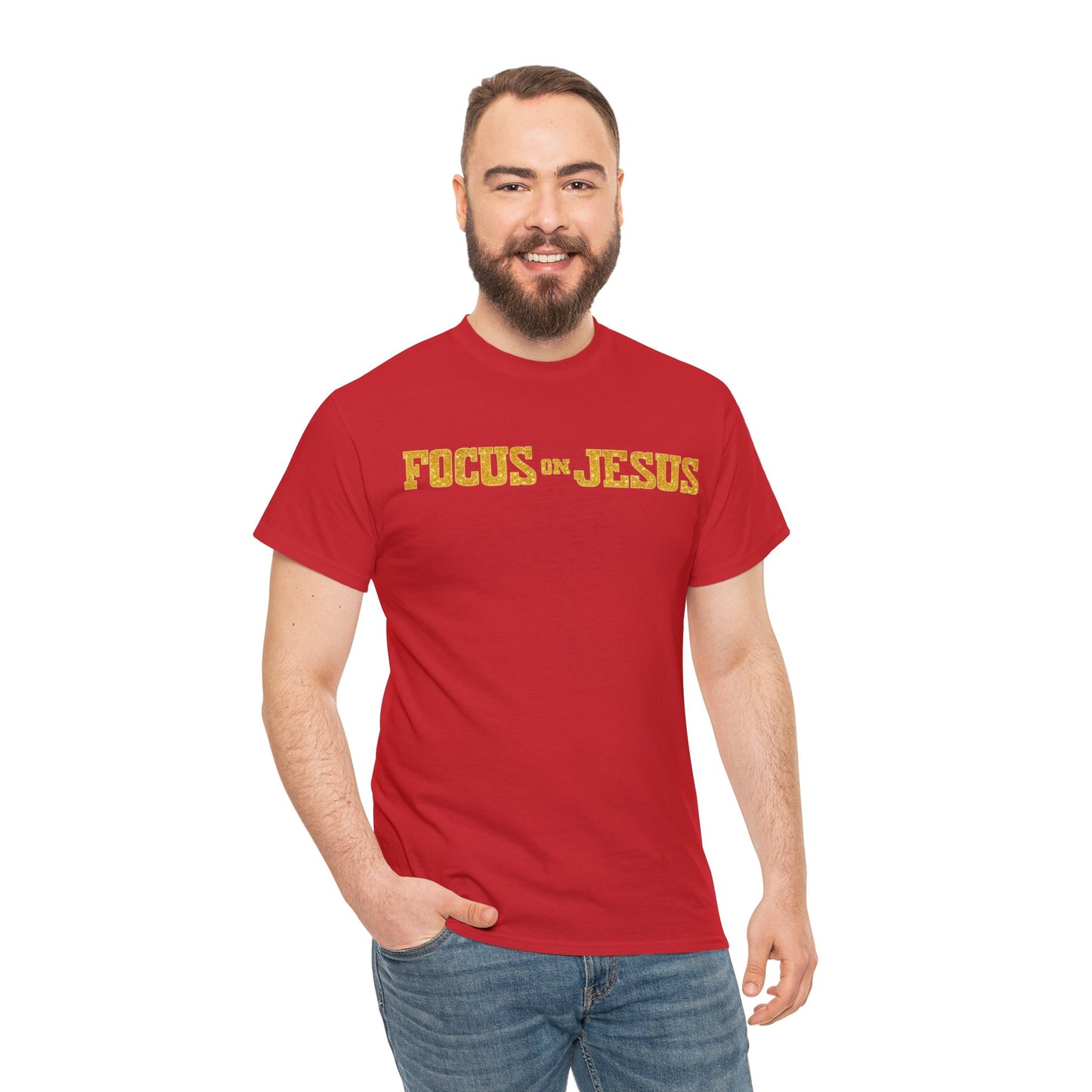 FOCUS on JESUS CLASSIC version multi-color Tee