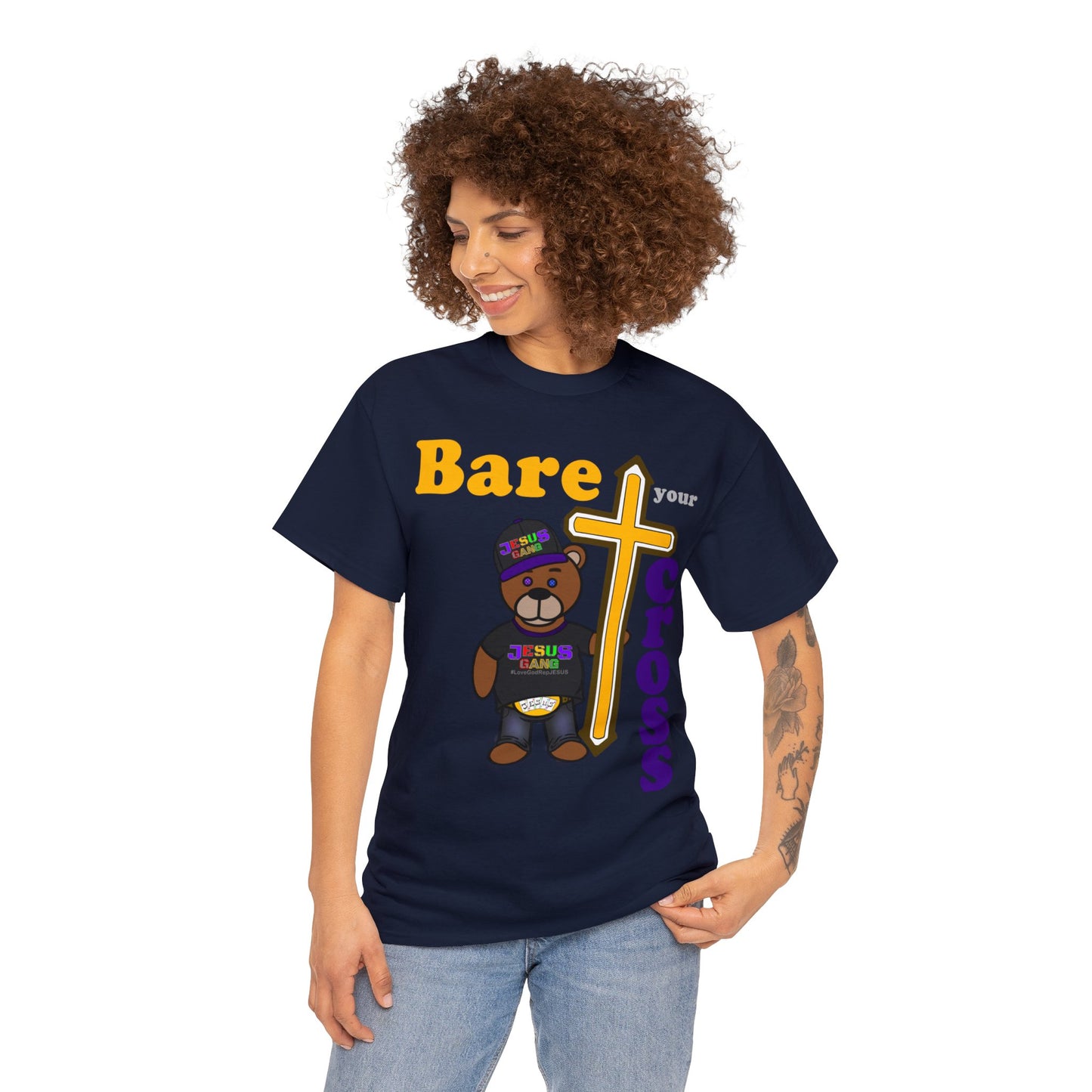 Bare your Cross multi-color Tee