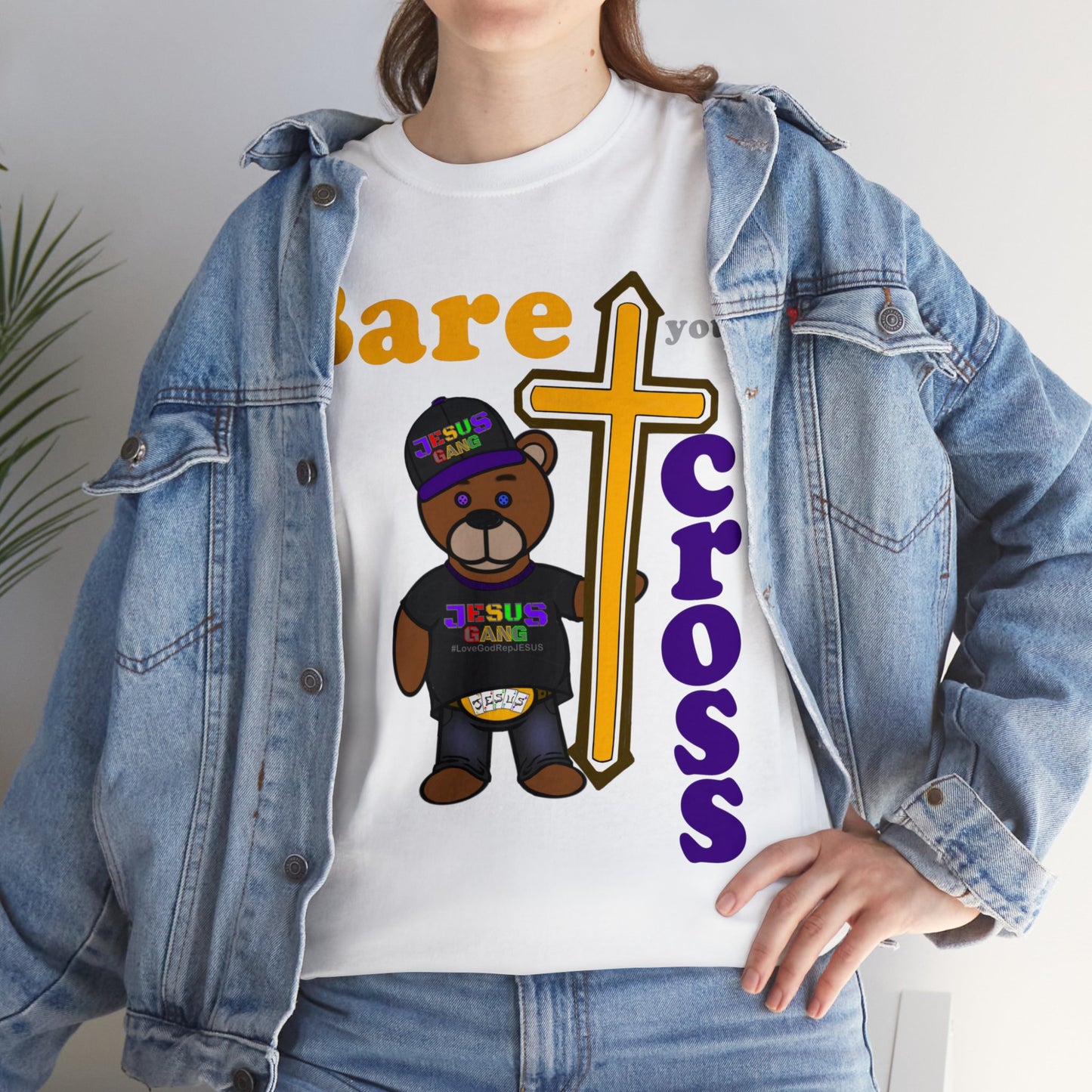 Bare your Cross multi-color Tee