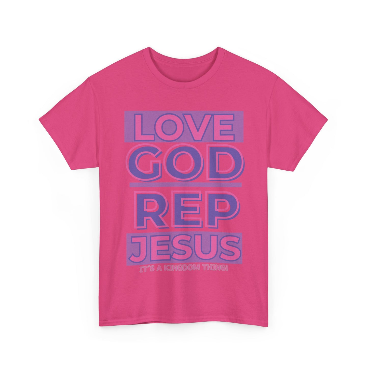 LOVEGOD REPJESUS (Purp/Pink) Rep T-shirt