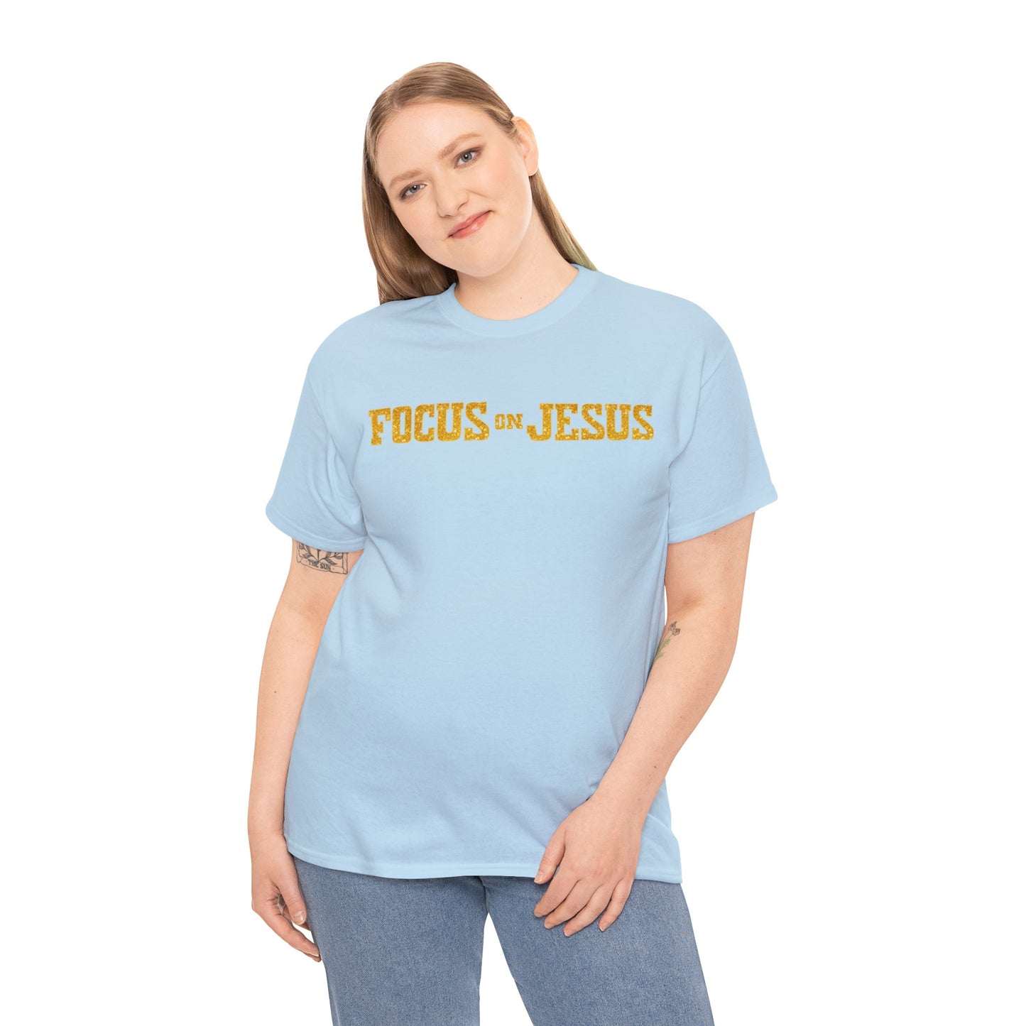 FOCUS on JESUS CLASSIC version multi-color Tee