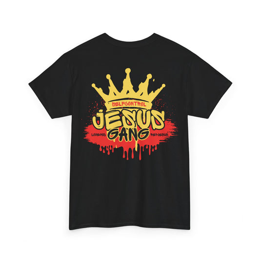 Jesus Gang Fruit of the Spirit, SELF-CONTROL Crown (RED GLD BLK)