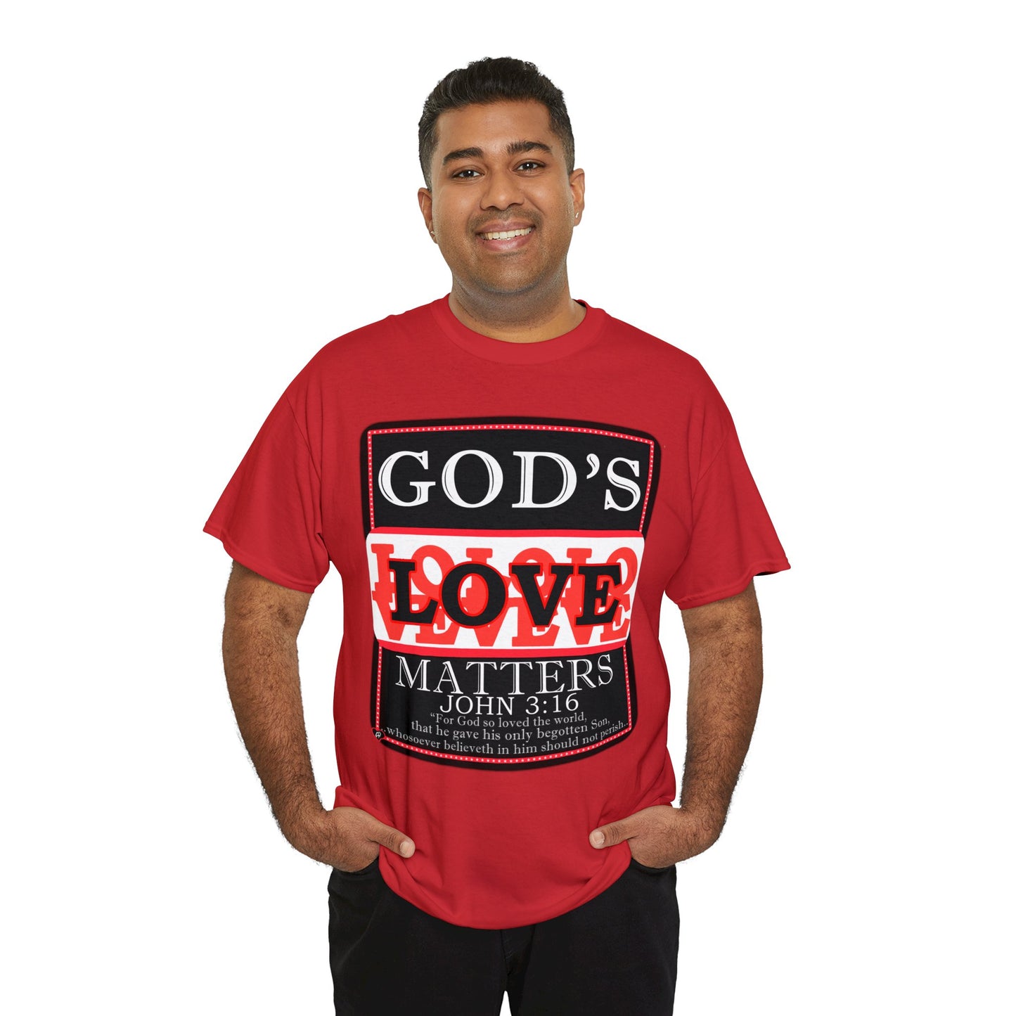 God's Love Matter BroLove RED BigPic